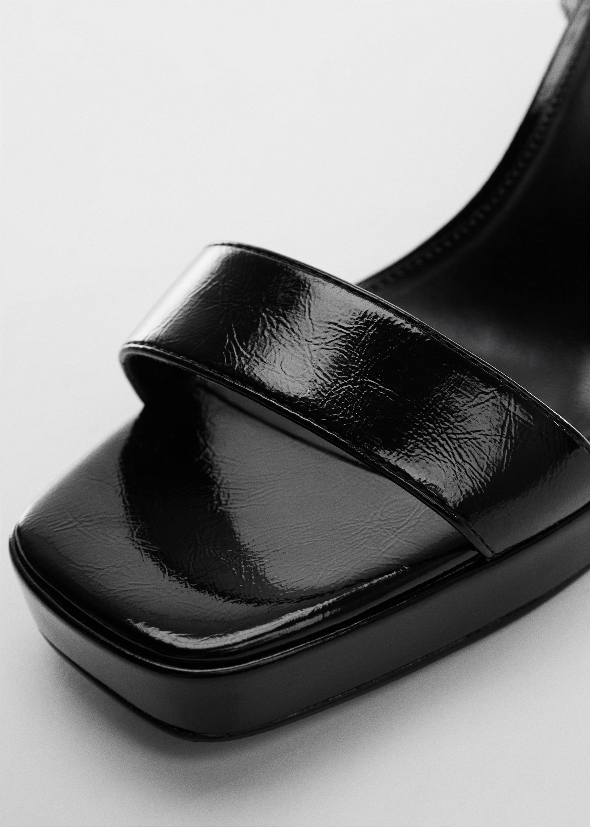 Heel strips sandals - Details of the article 2, Black. Ref: 57044013-00.