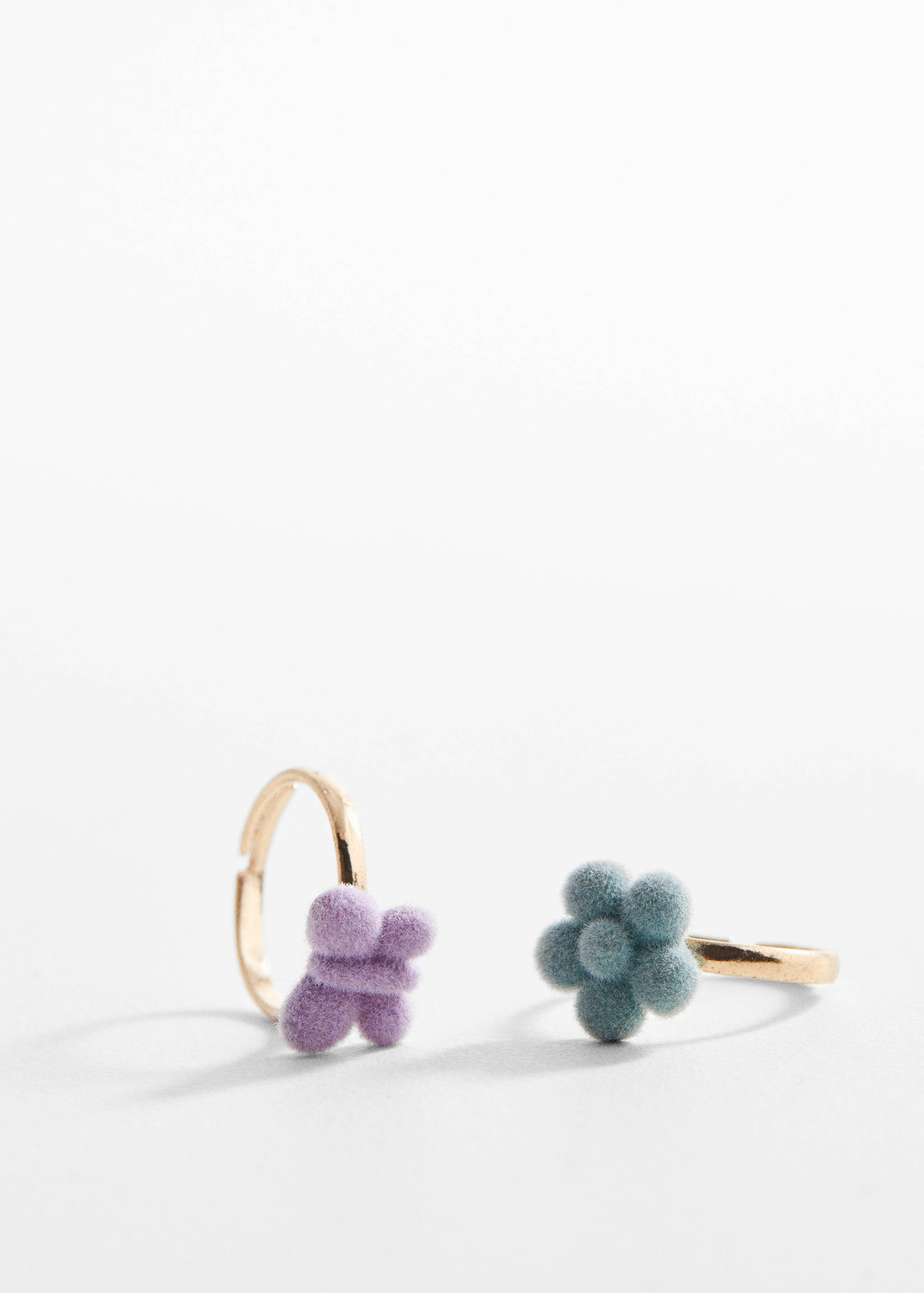 2-pack flower rings - Medium plane
