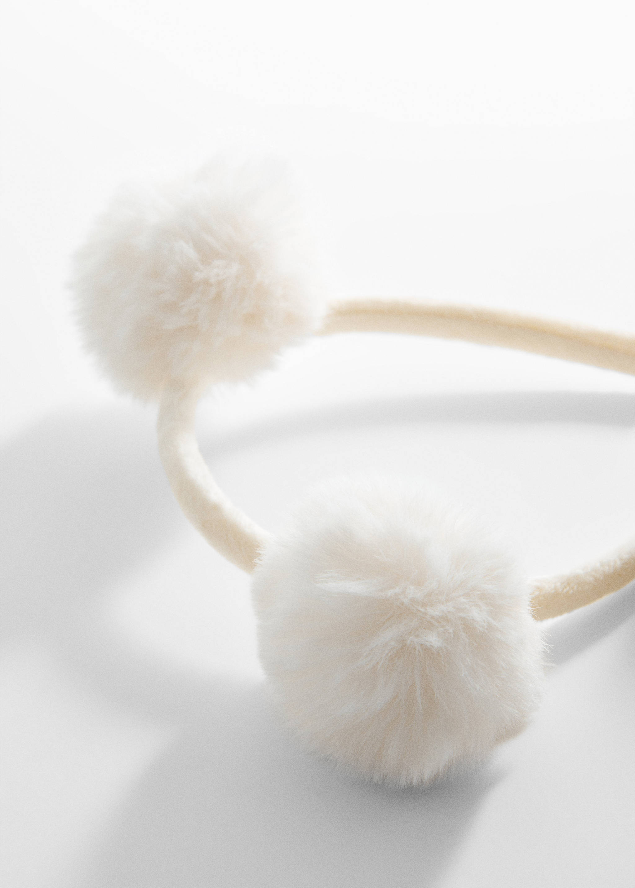Pompoms headband - Medium plane