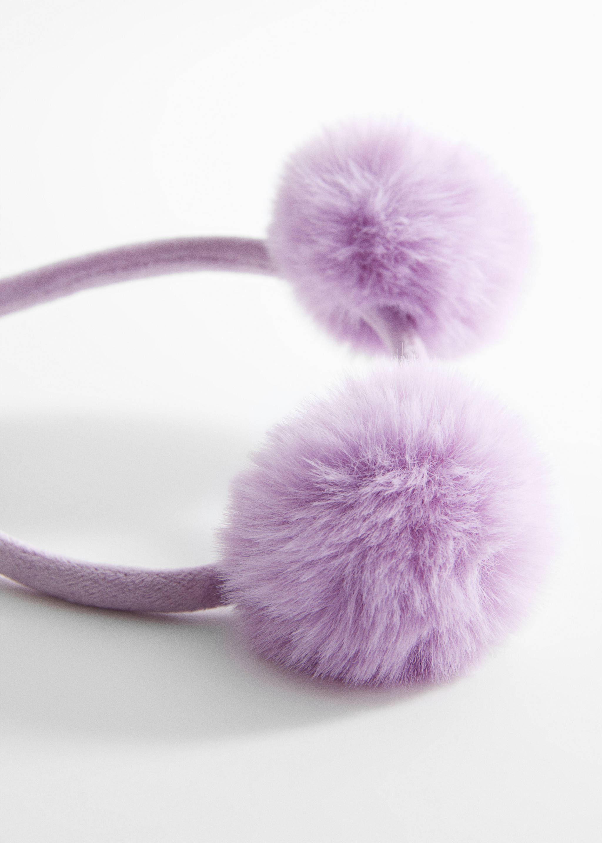 Pompoms headband - Medium plane