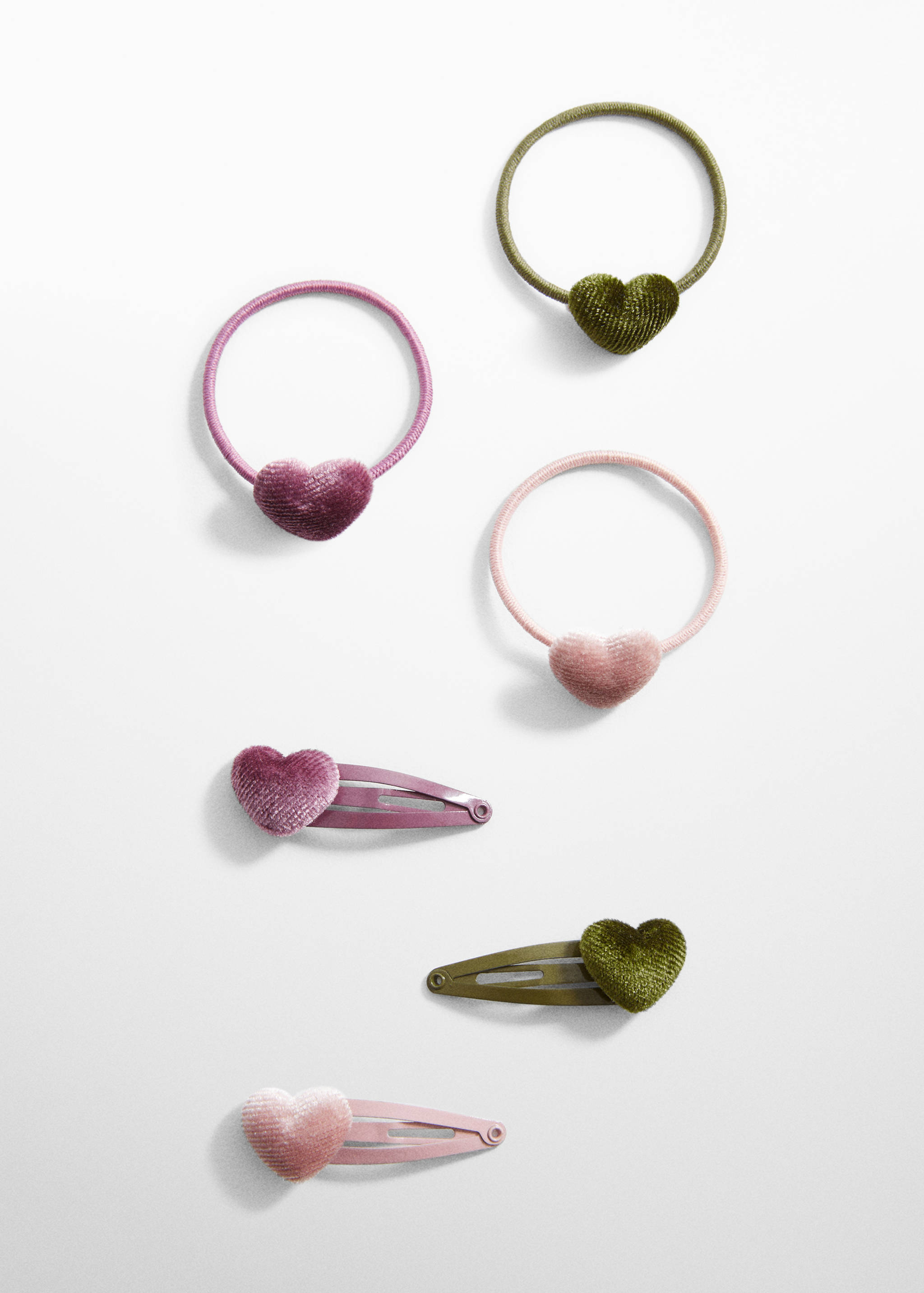 Pack of rubber bands and clips - Article without model