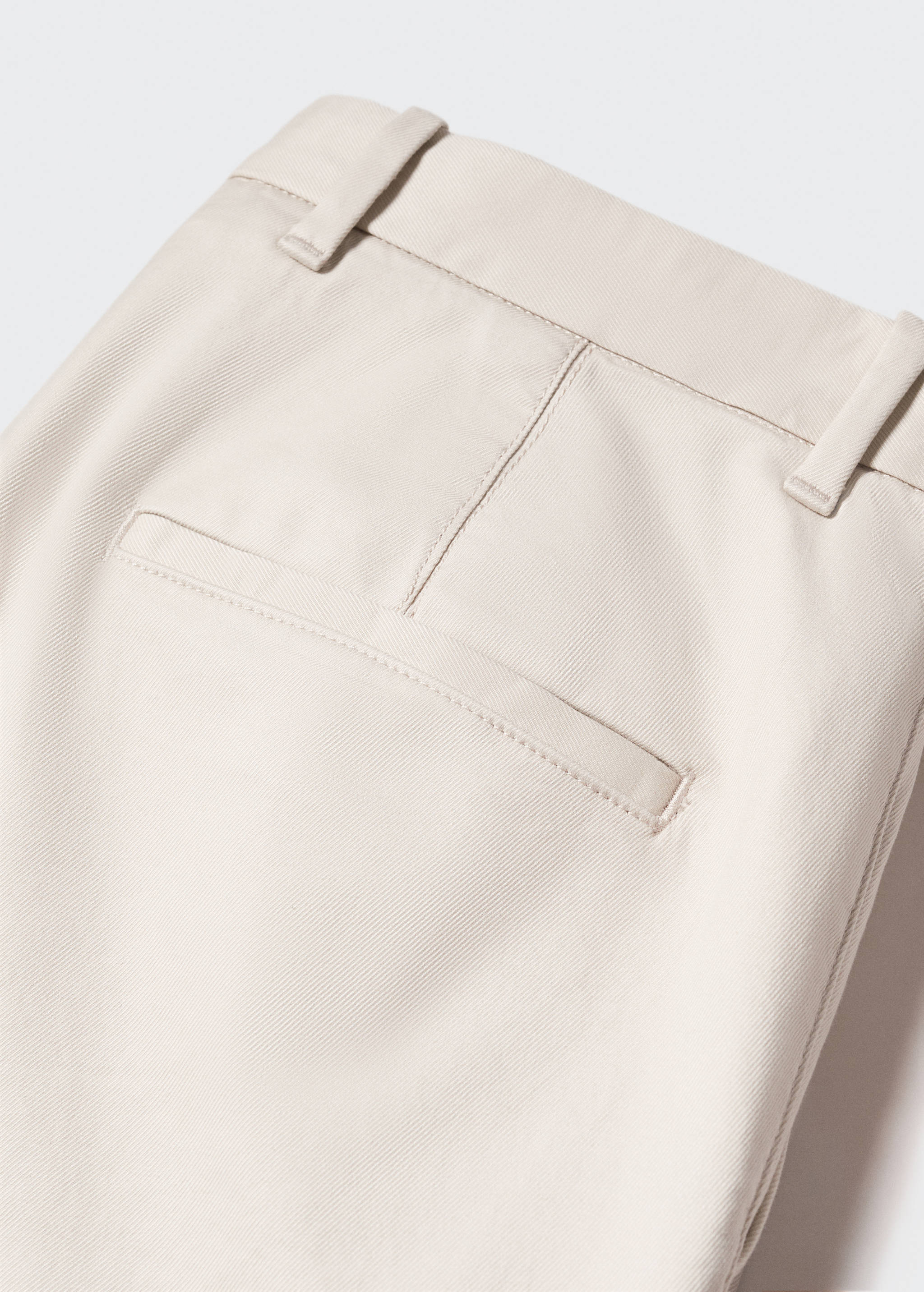 Slim fit serge chino trousers - Details of the article 8