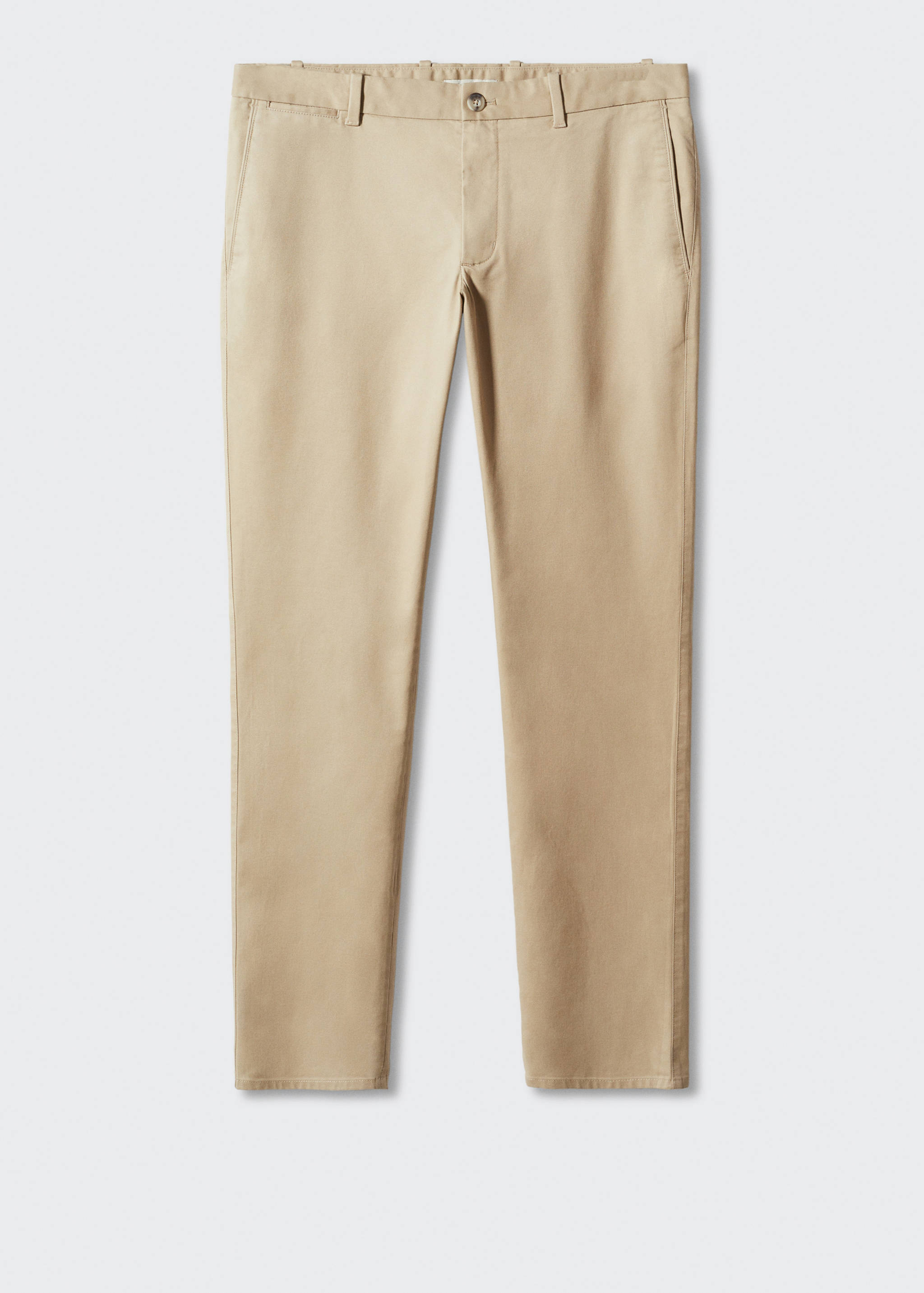 Slim fit serge chino trousers - Article without model