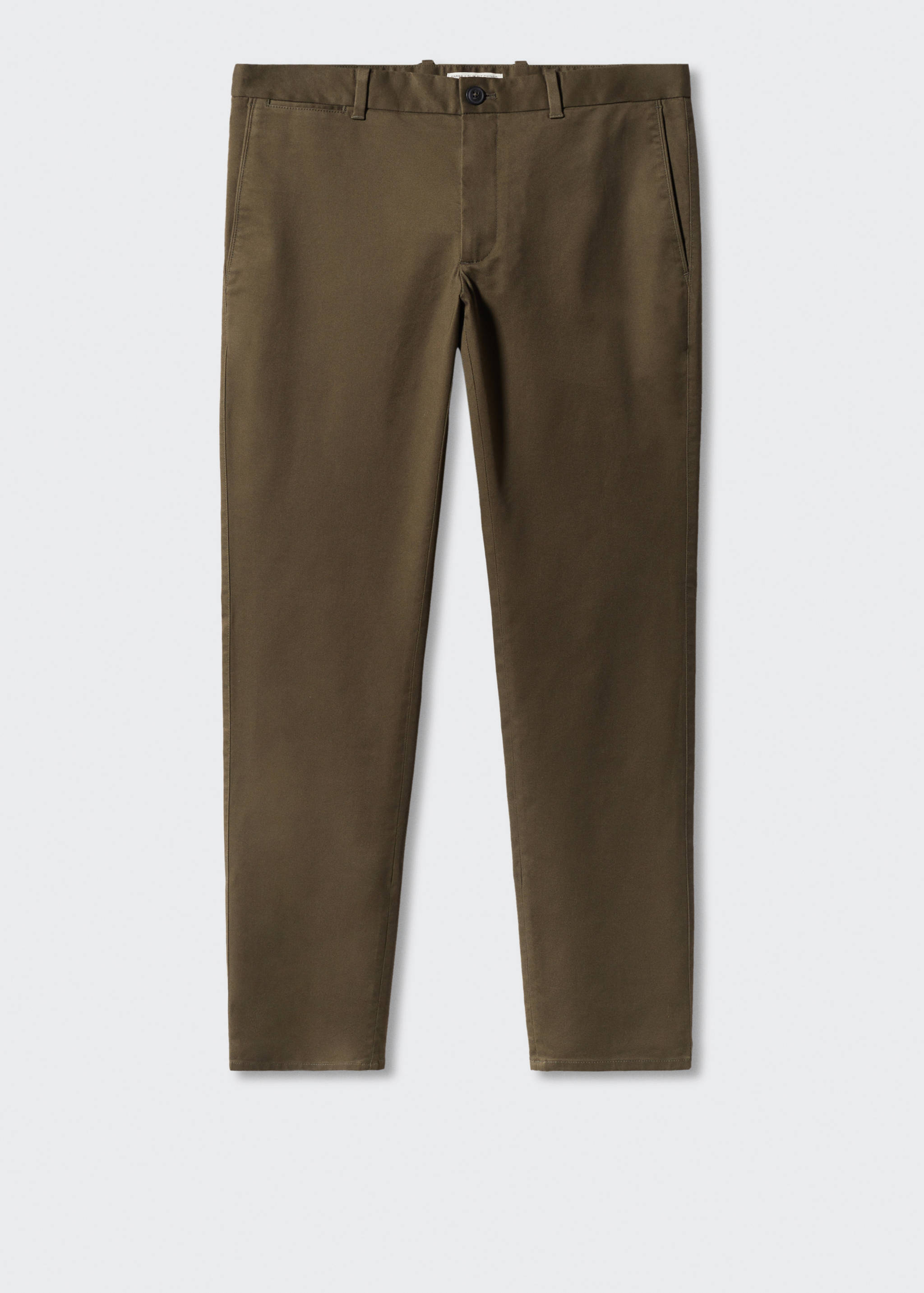 Slim fit serge chino trousers - Article without model