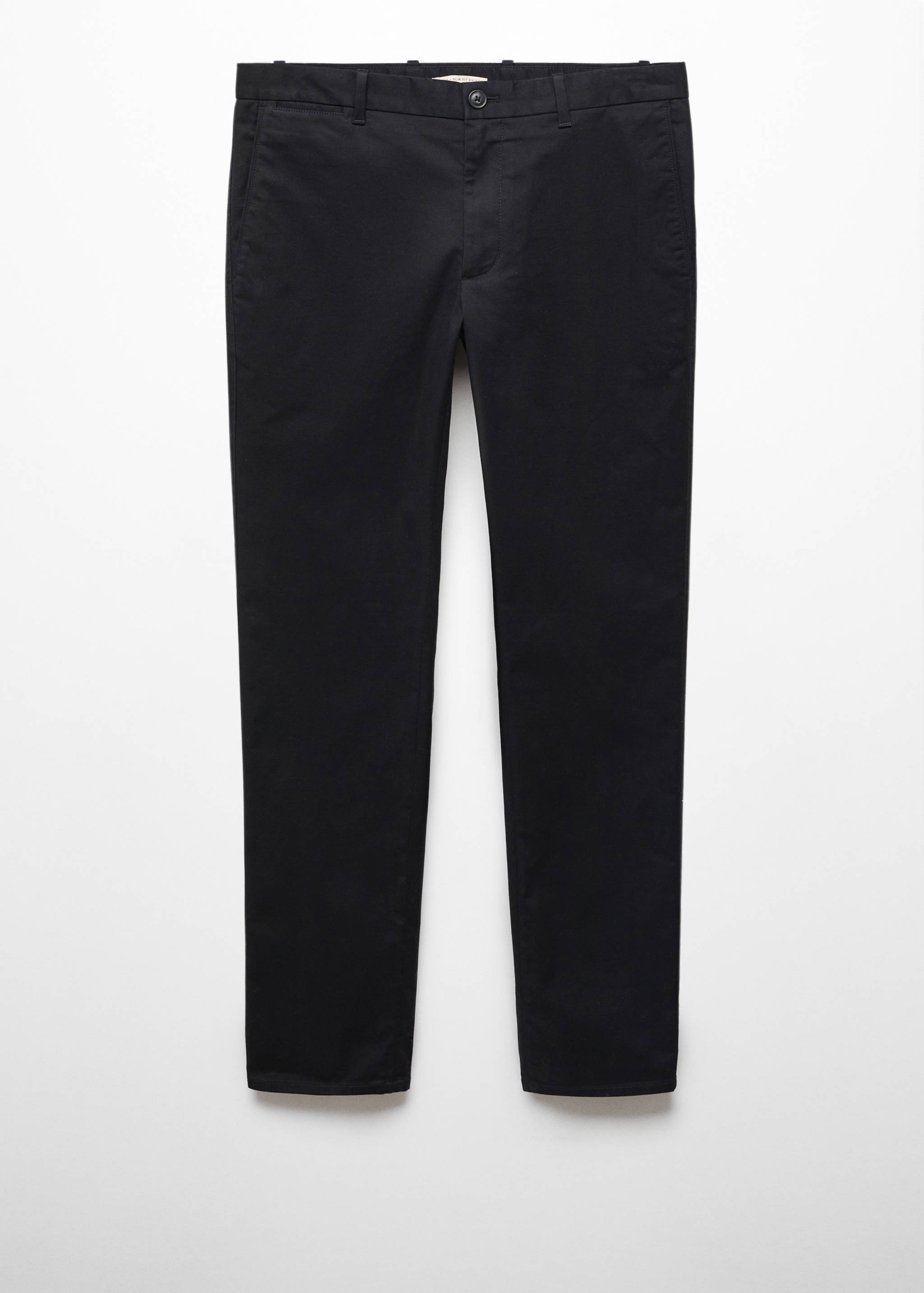 Slim fit serge chino trousers - Article without model