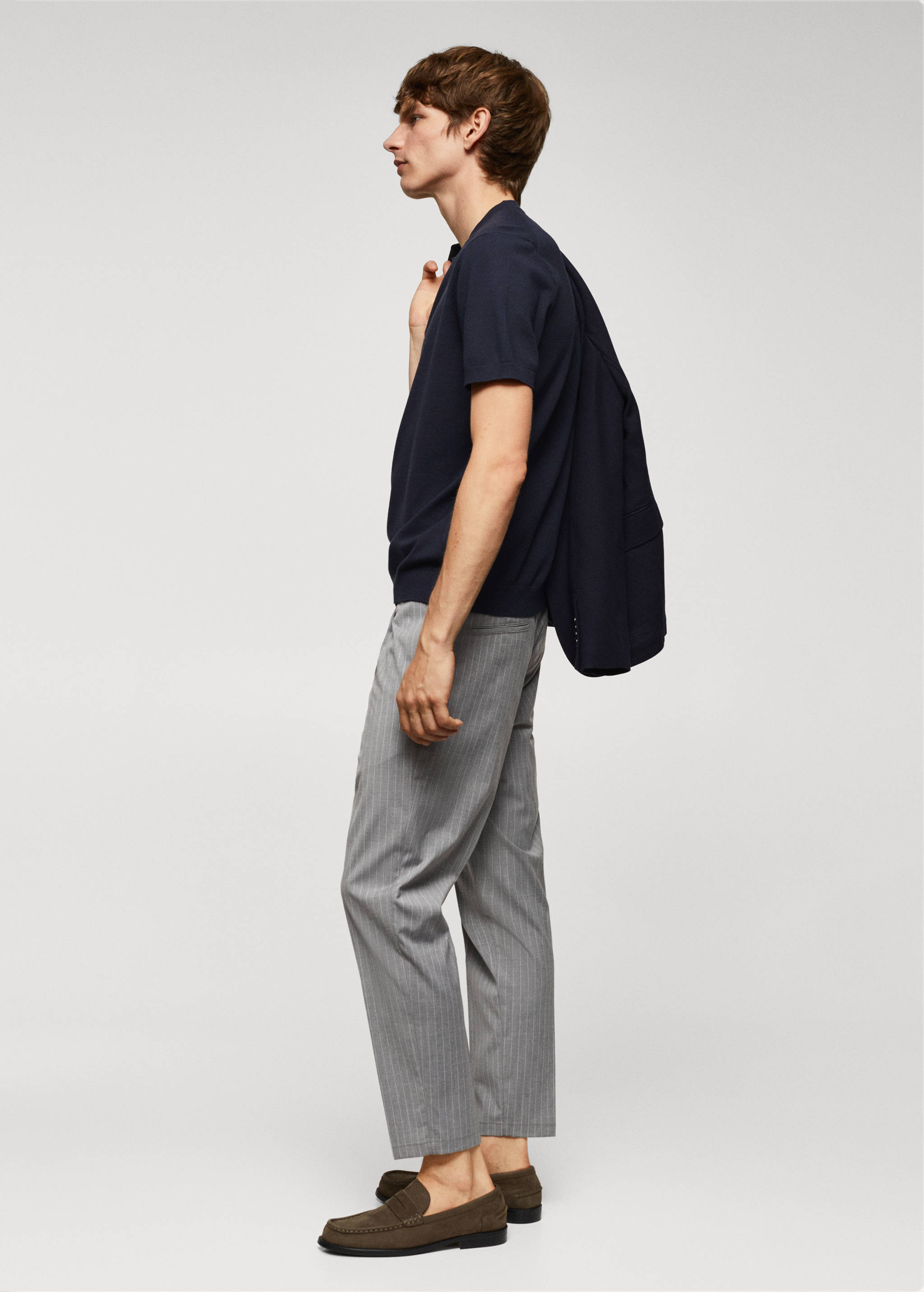 Printed pleated trousers - Details of the article 2