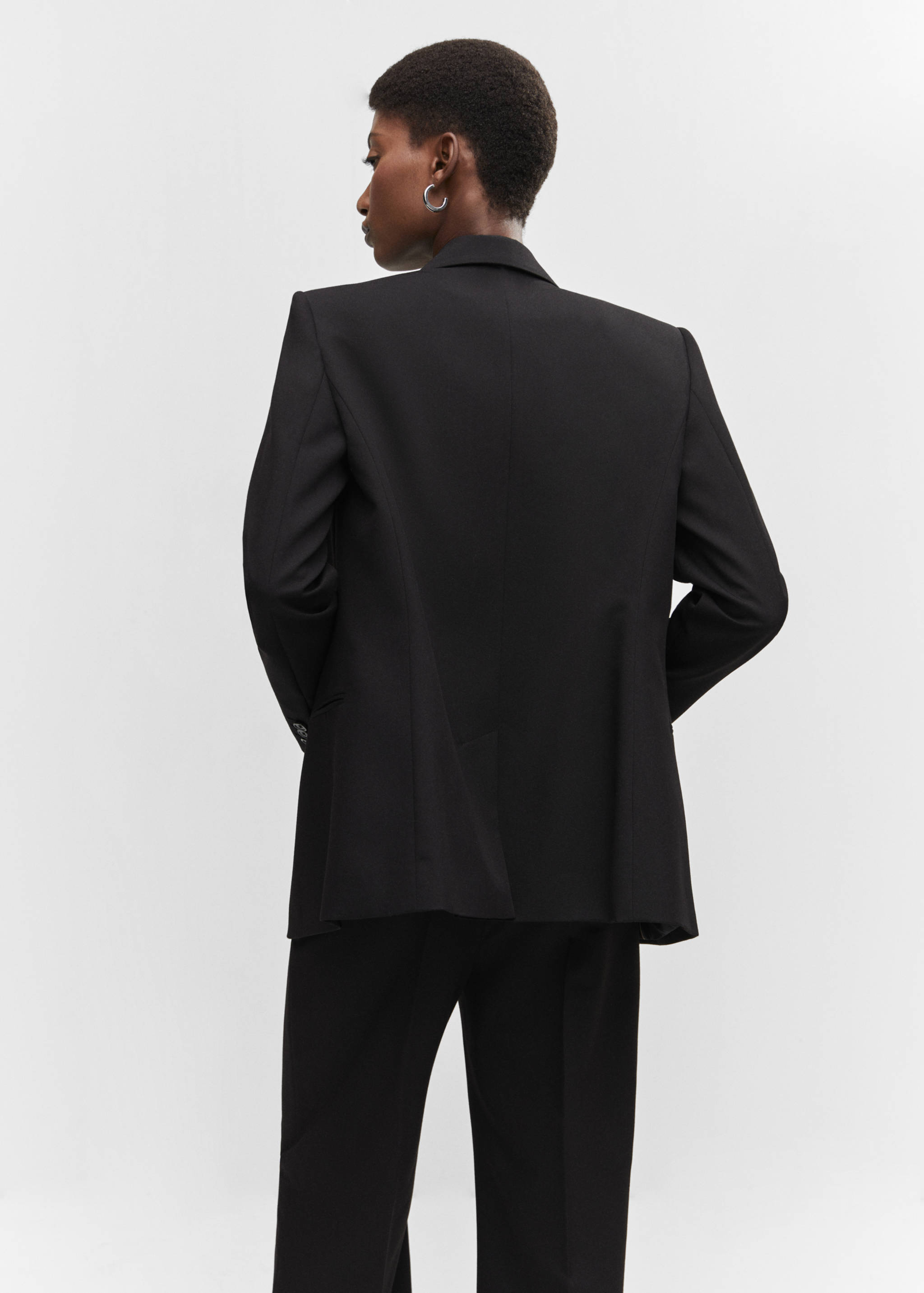 Double-breasted blazer - Reverse of the article