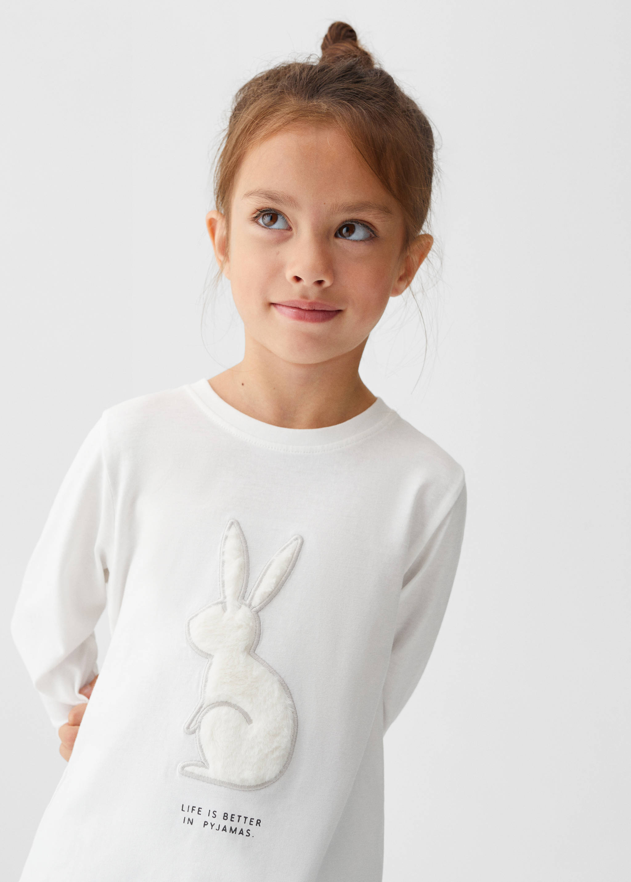 Langer, bedruckter Pyjama - Detail des Artikels 1