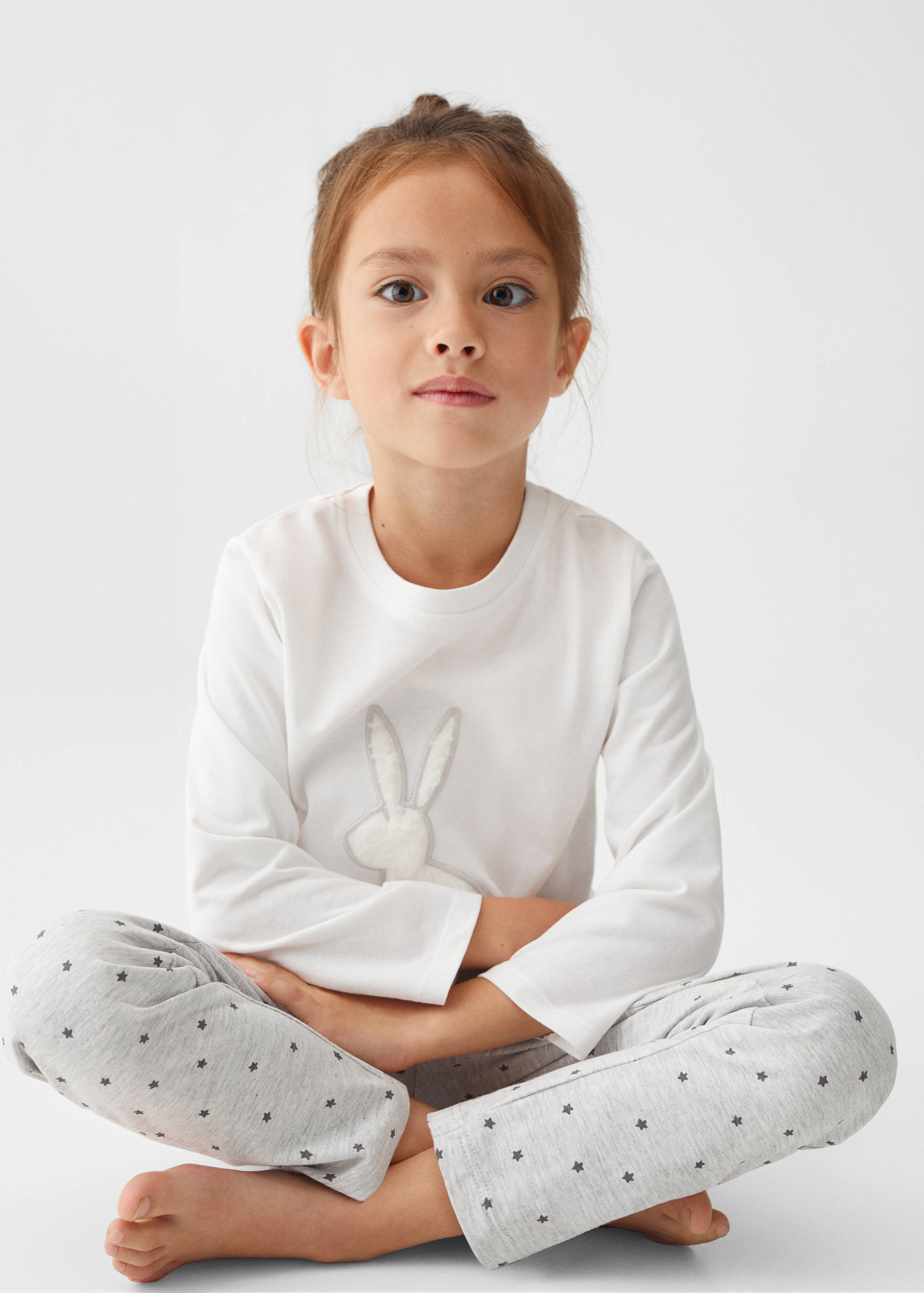 Langer, bedruckter Pyjama - Detail des Artikels 2