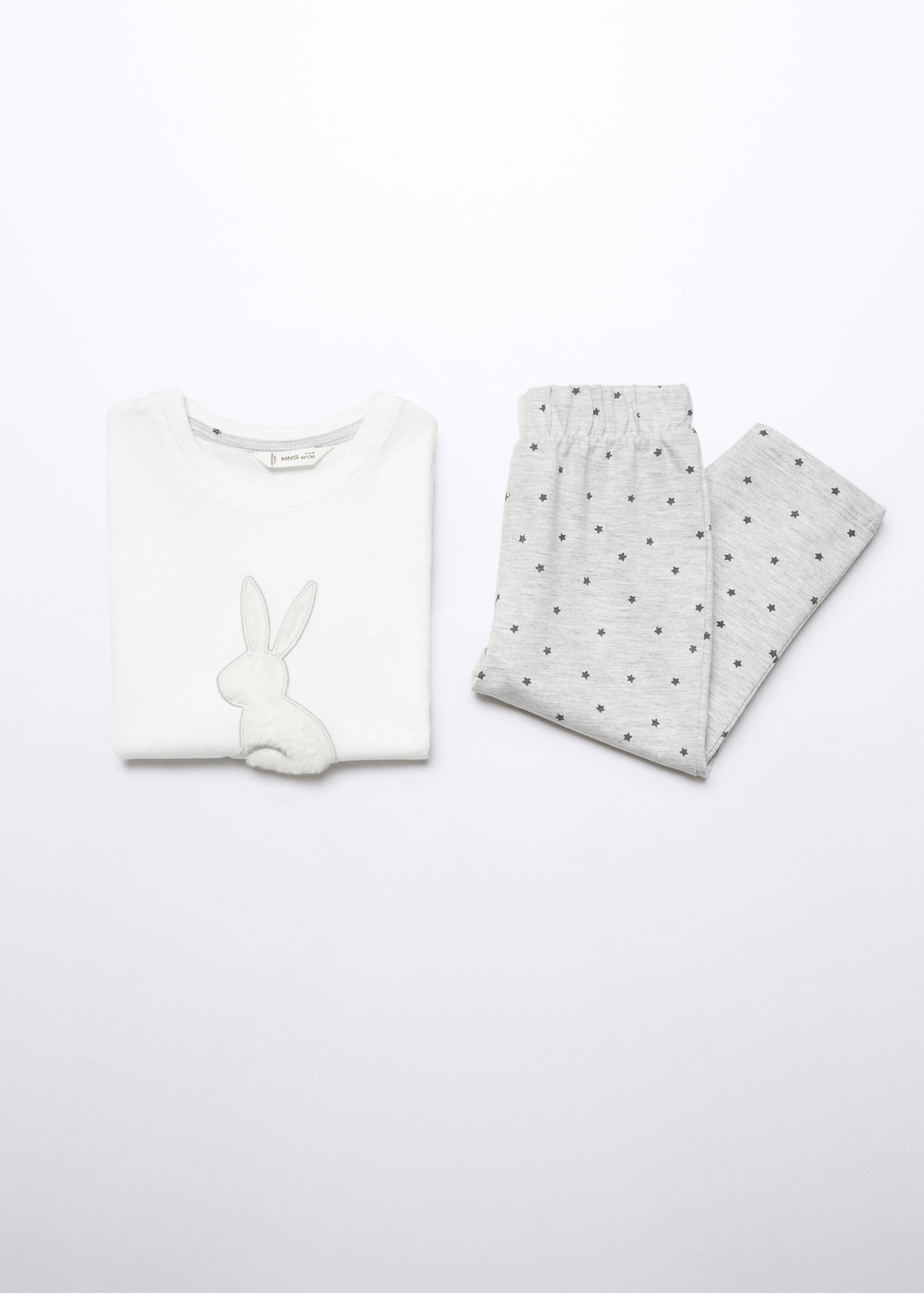 Langer, bedruckter Pyjama - Detail des Artikels 0