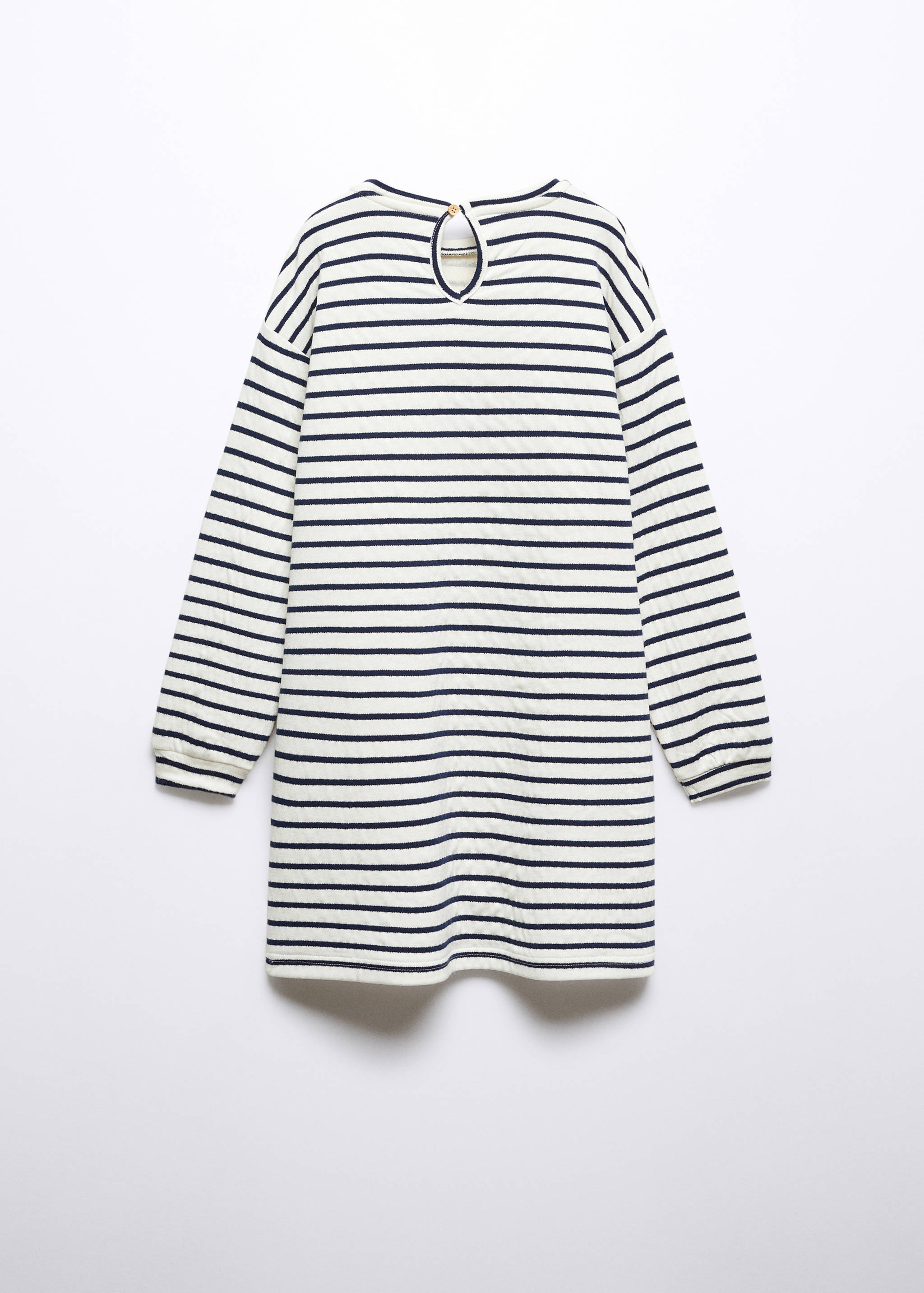 Striped dress - Reverse of the article