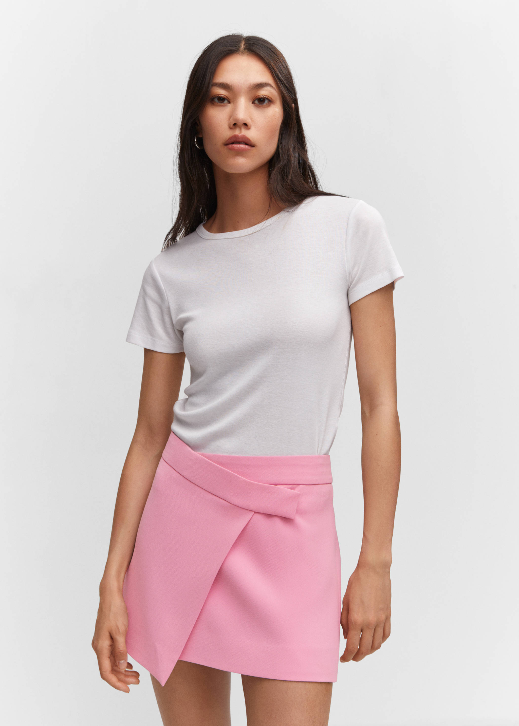 Wrap miniskirt - Medium plane