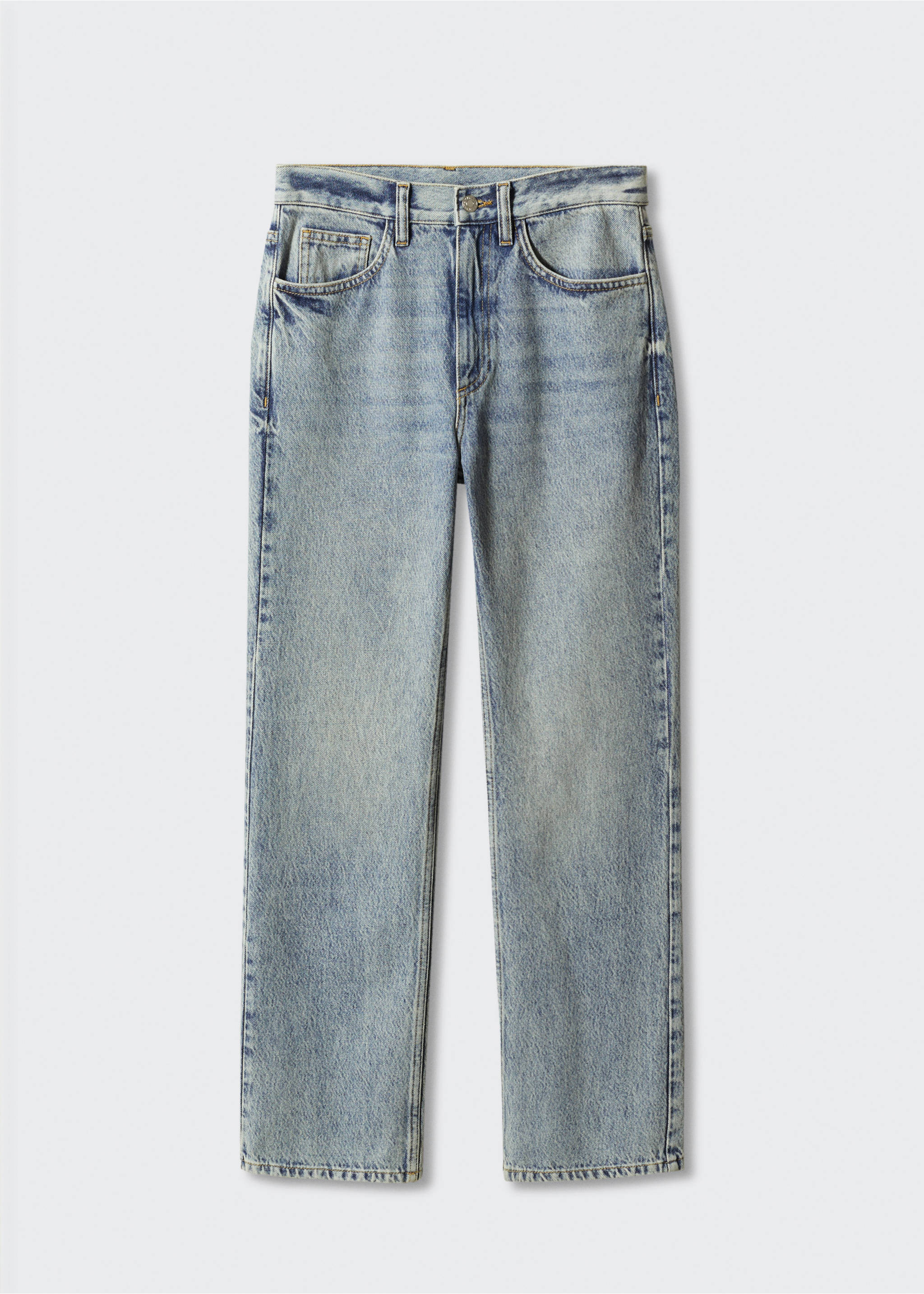Mid-rise straight jeans - Article without model, Medium Vintage Blue. Ref: 57044408-00.