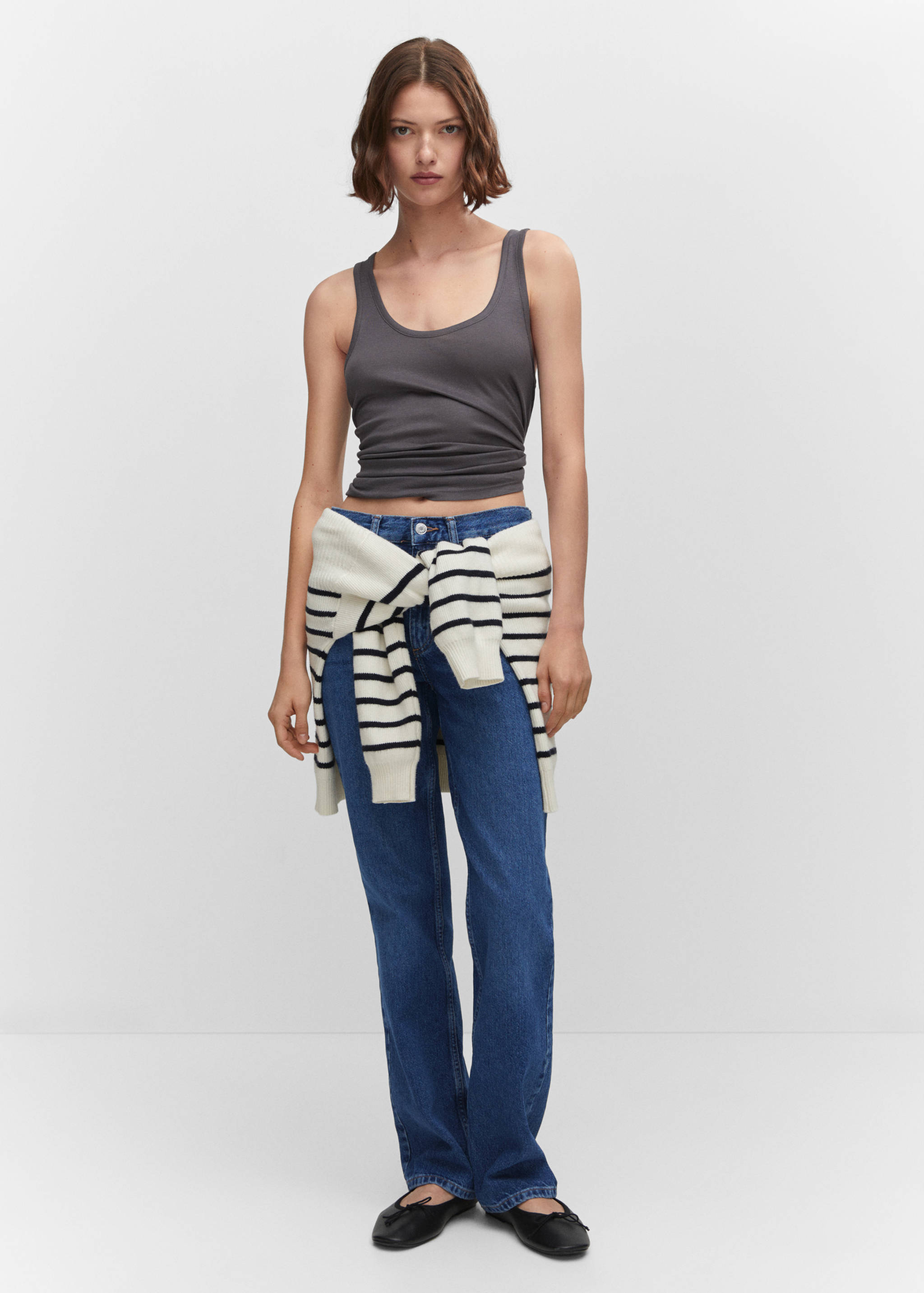 Jean droit taille normale - Plan général