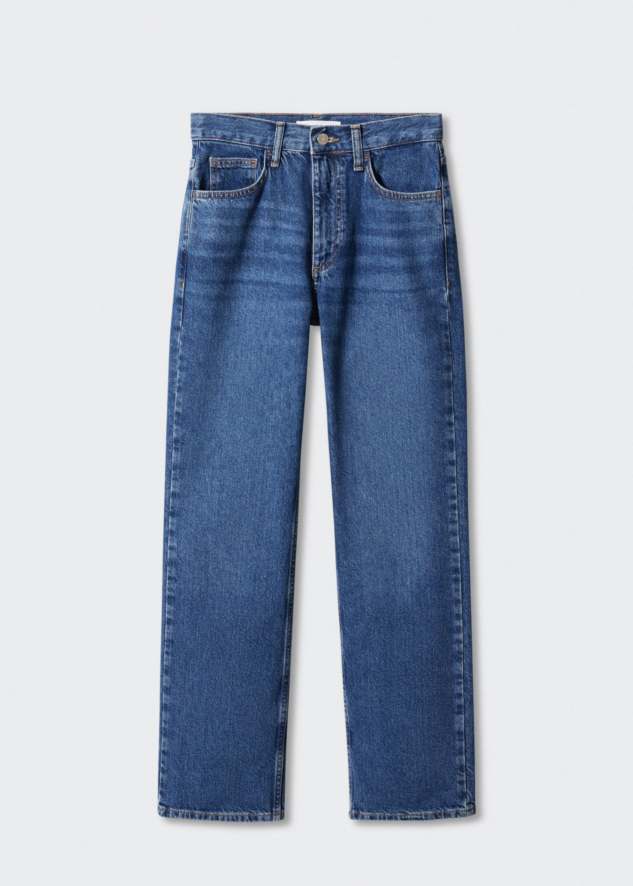Jeans rectos tiro medio - Artículo sin modelo