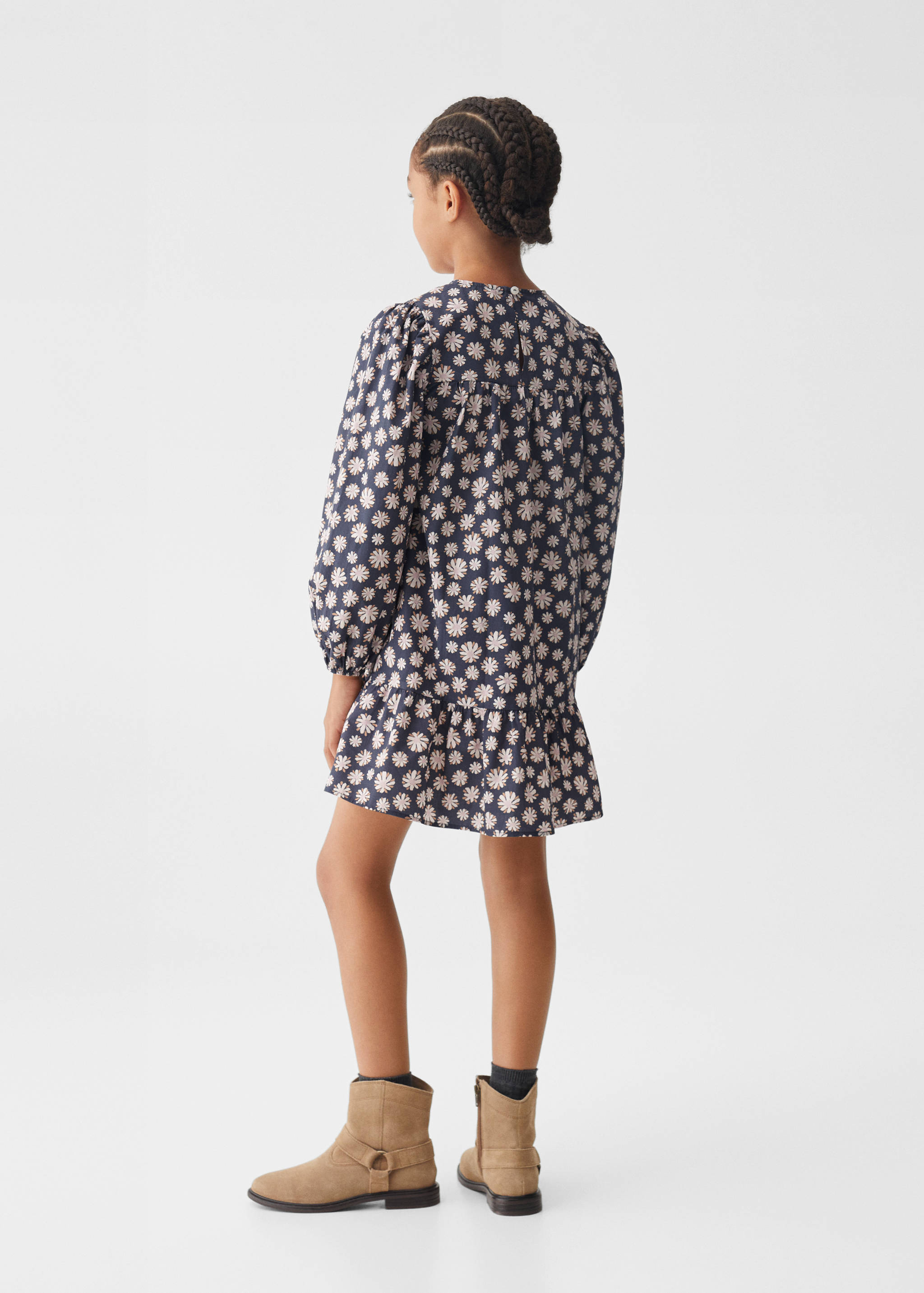 Robe coton fleurs - Verso de l’article