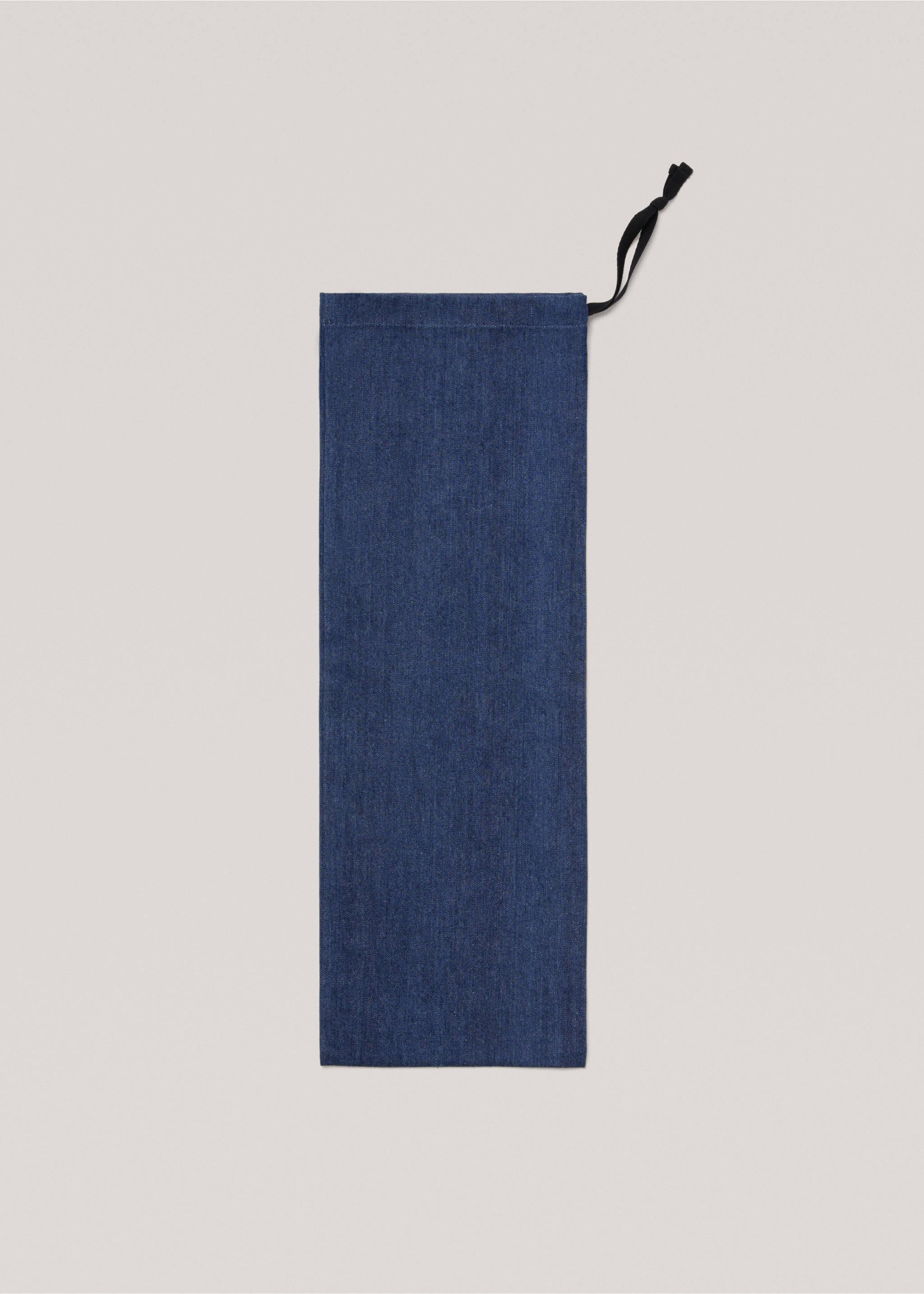 Džínová kabelka typu vak - Zboží bez modelu, Středně modrá. Ref: 57044424-00.