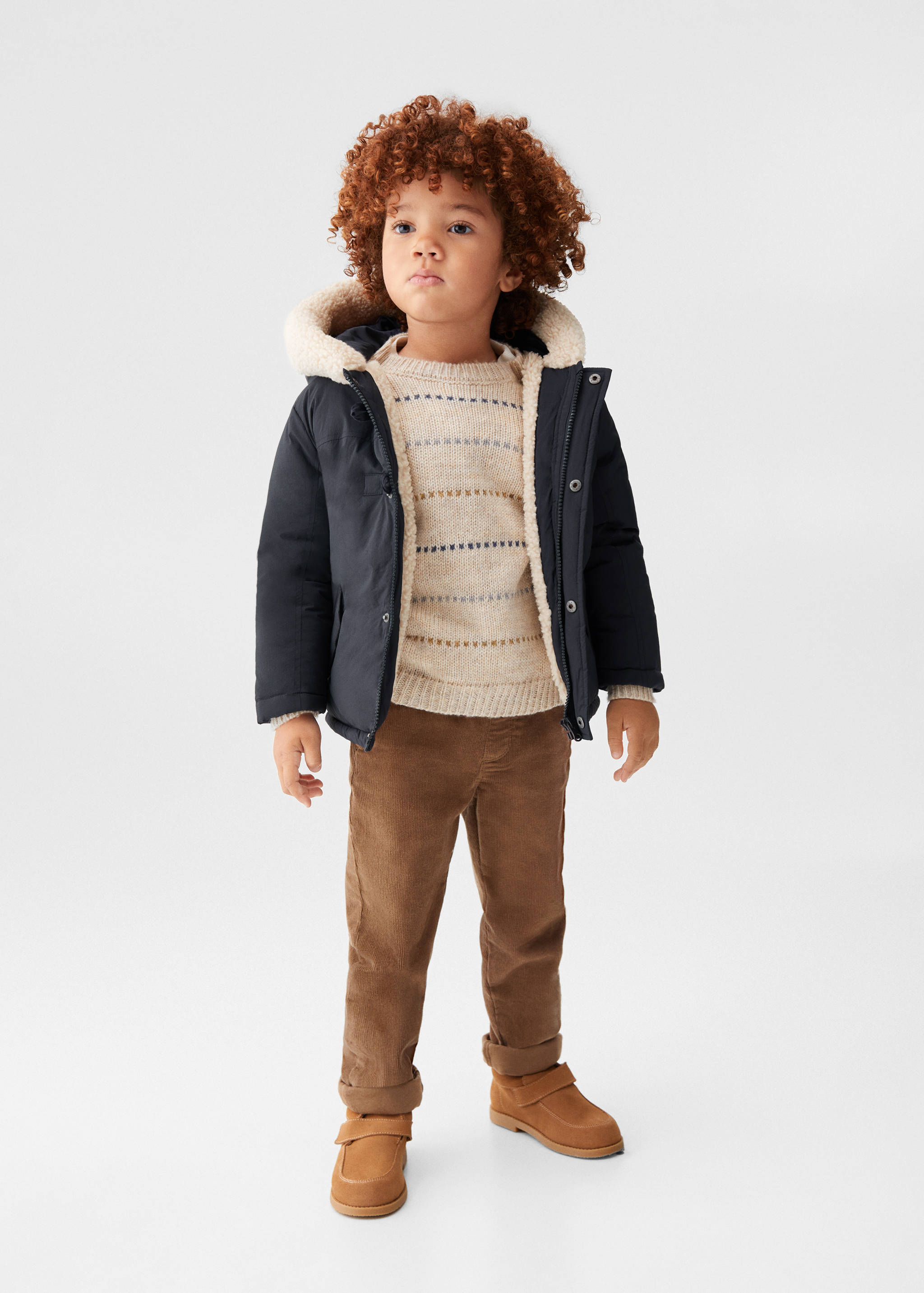 Anorak acolchado interior borreguito - Plano general