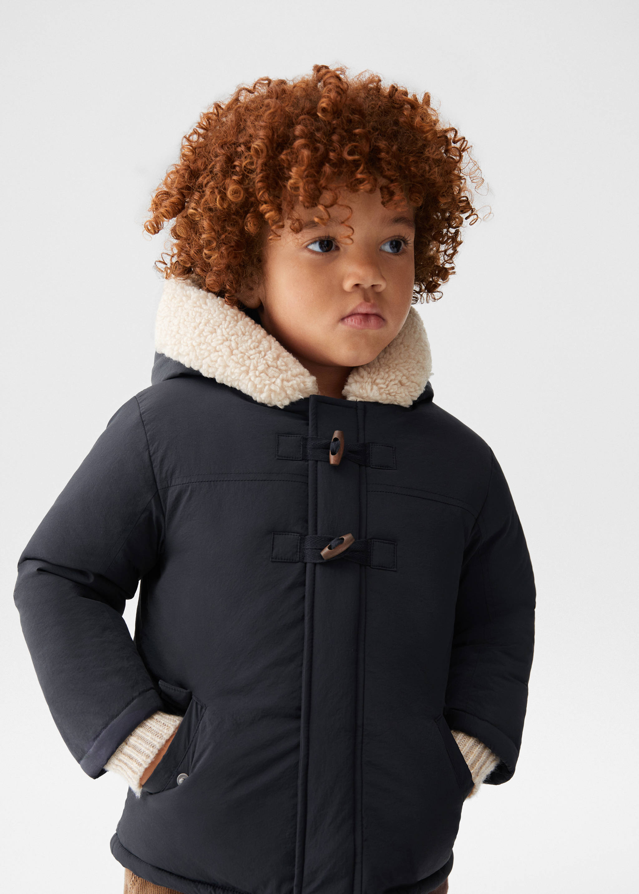 Anorak acolchado interior borreguito - Plano medio