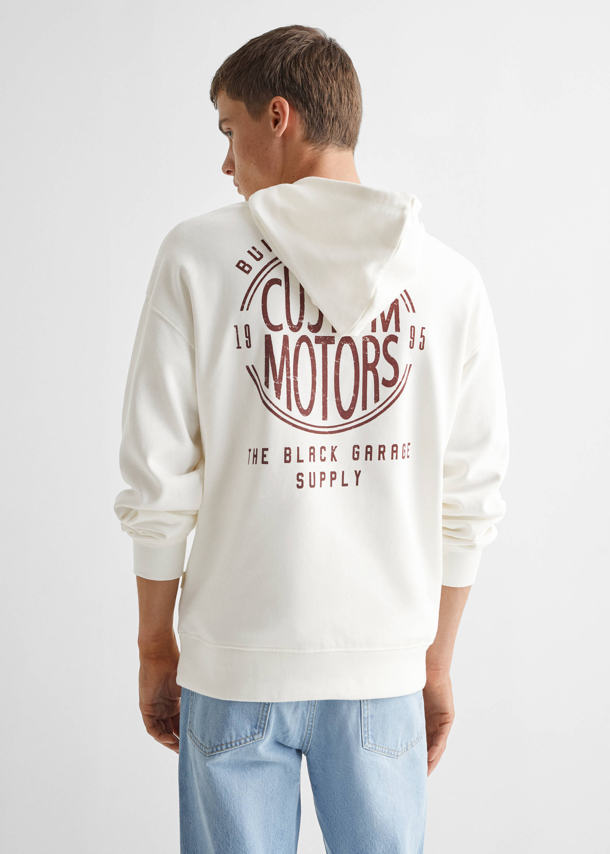 Dessuadora estampada caputxa - Revers de l'article