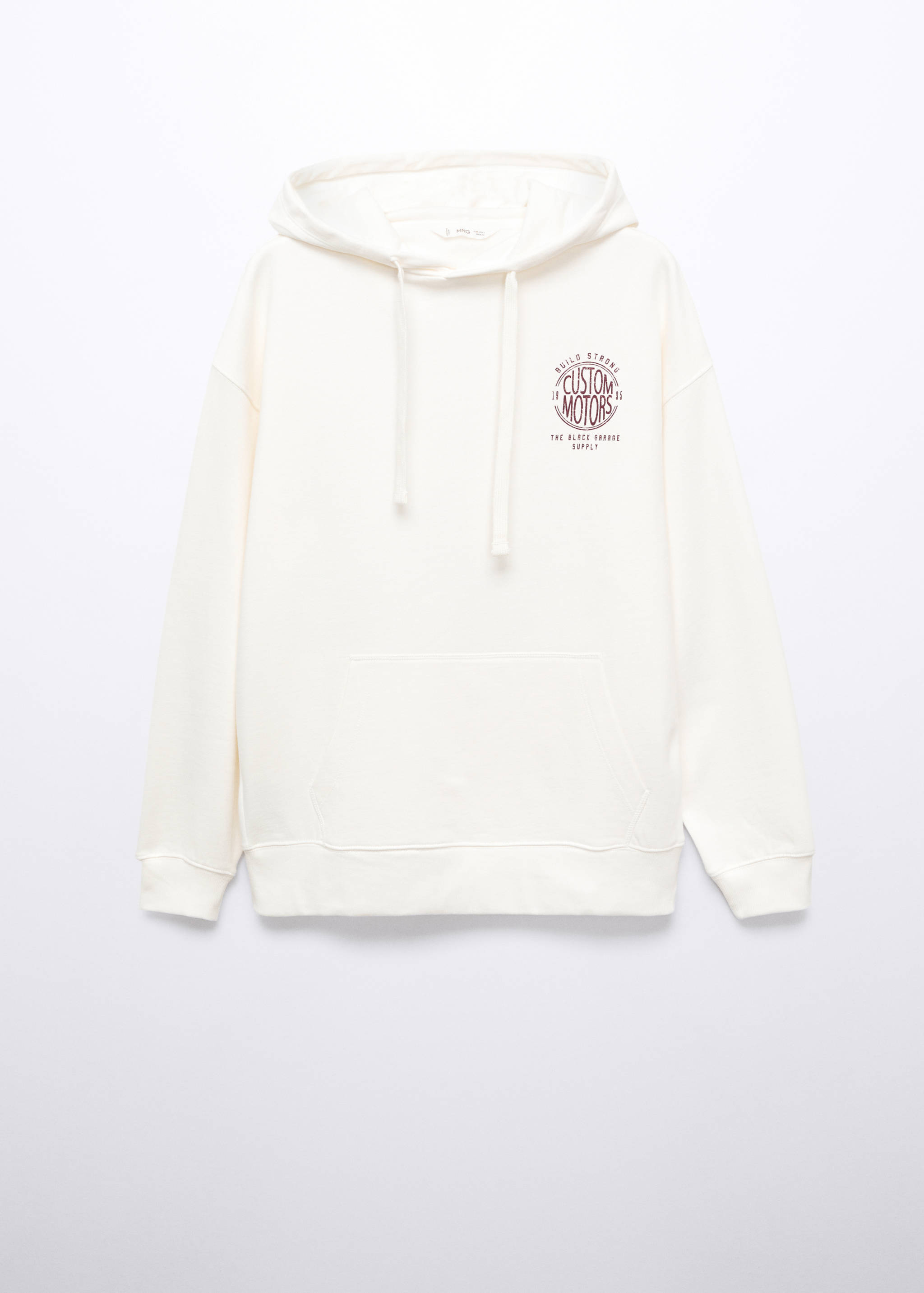 Dessuadora estampada caputxa - Article sense model