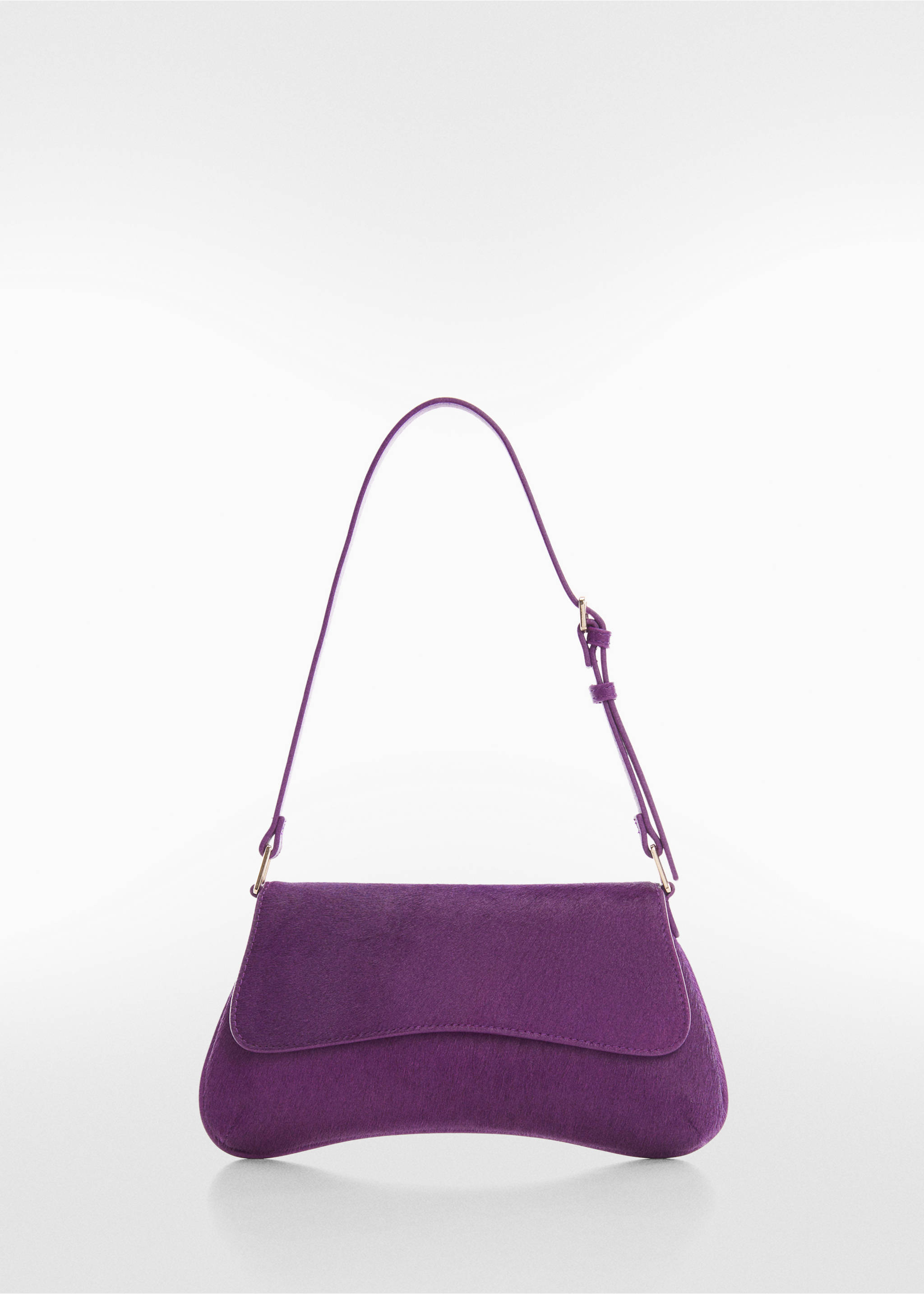 Flap leather bag - Article without model, Purple. Ref: 57044776-00.