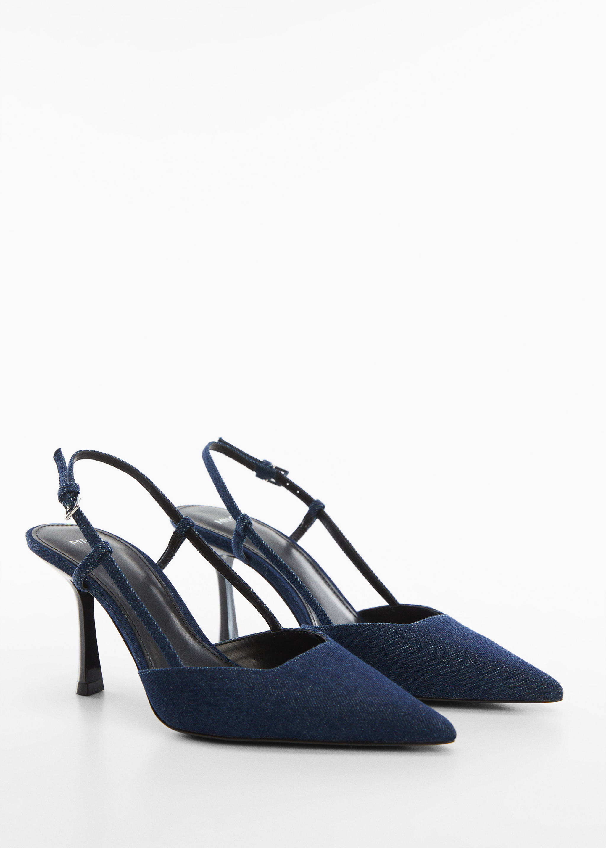 Chaussures denim talon - Plan moyen