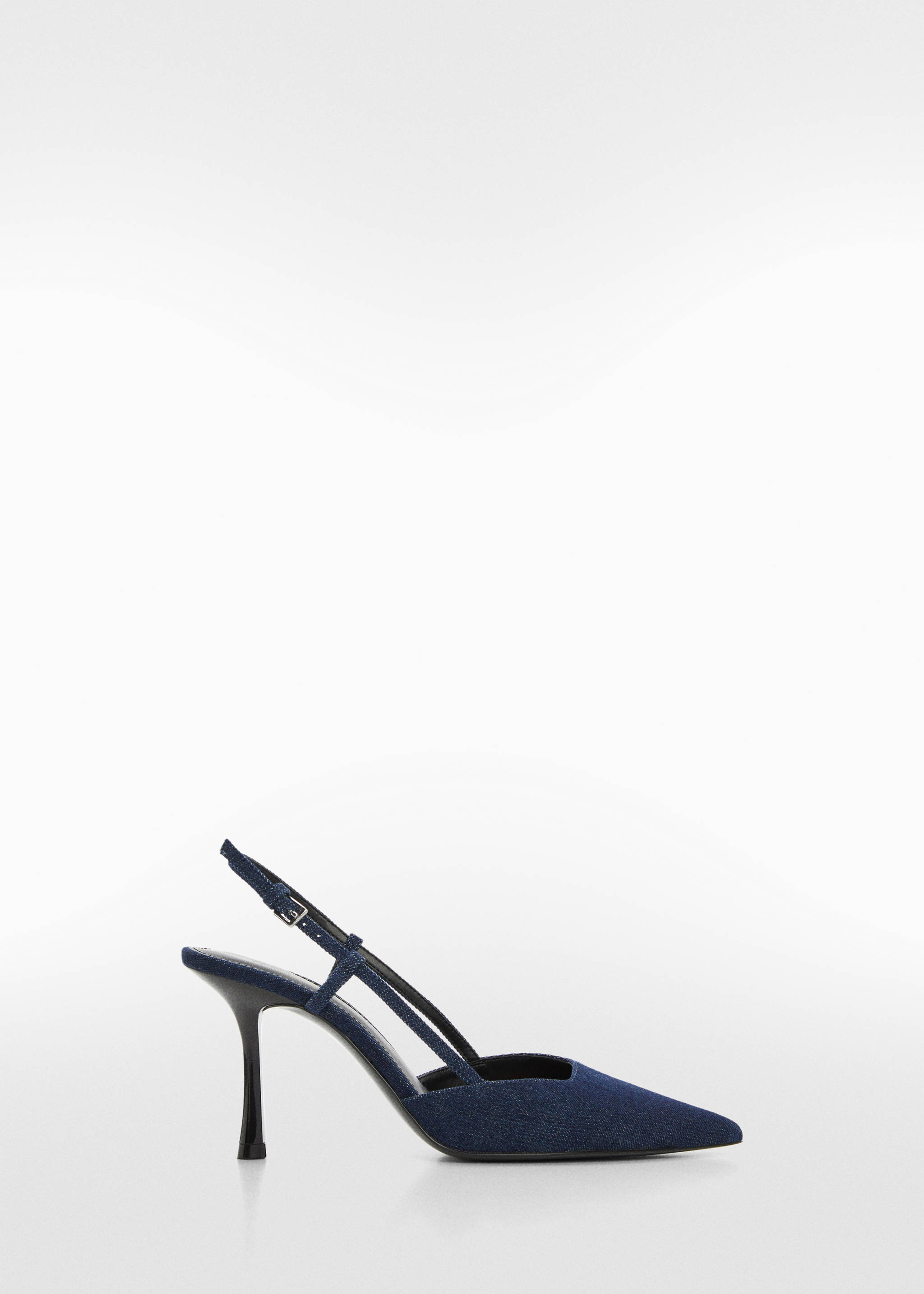 High-heeled denim shoes - Article without model