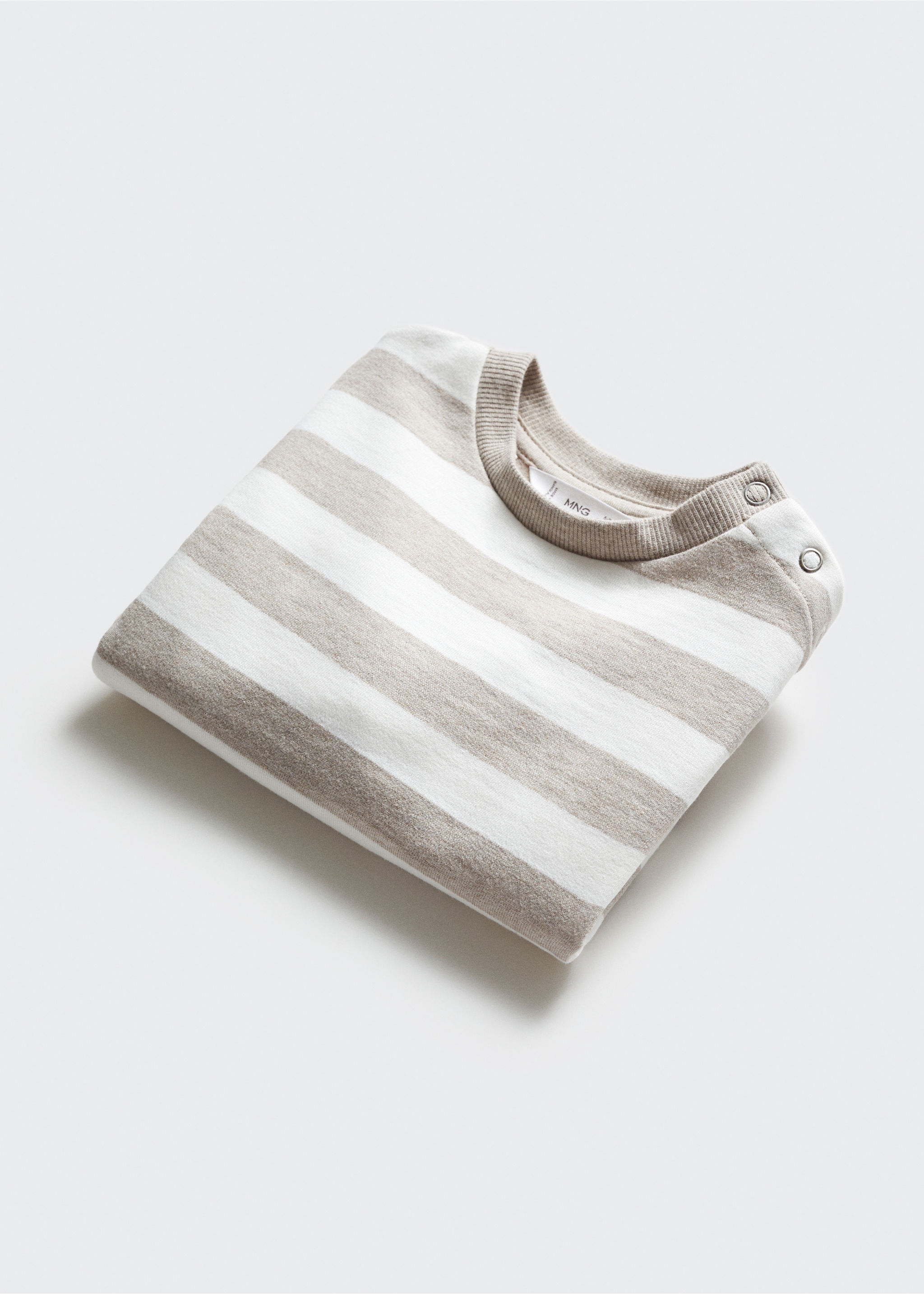 Sweat-shirt coton rayures - Détail de l'article 0