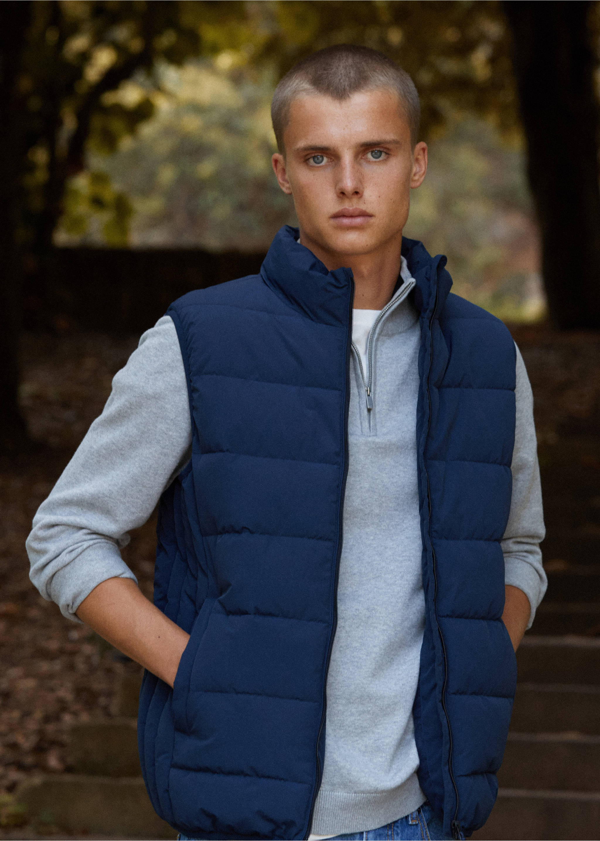 Steppweste - Detail des Artikels 6, Marineblau. Ref: 57045134-00.