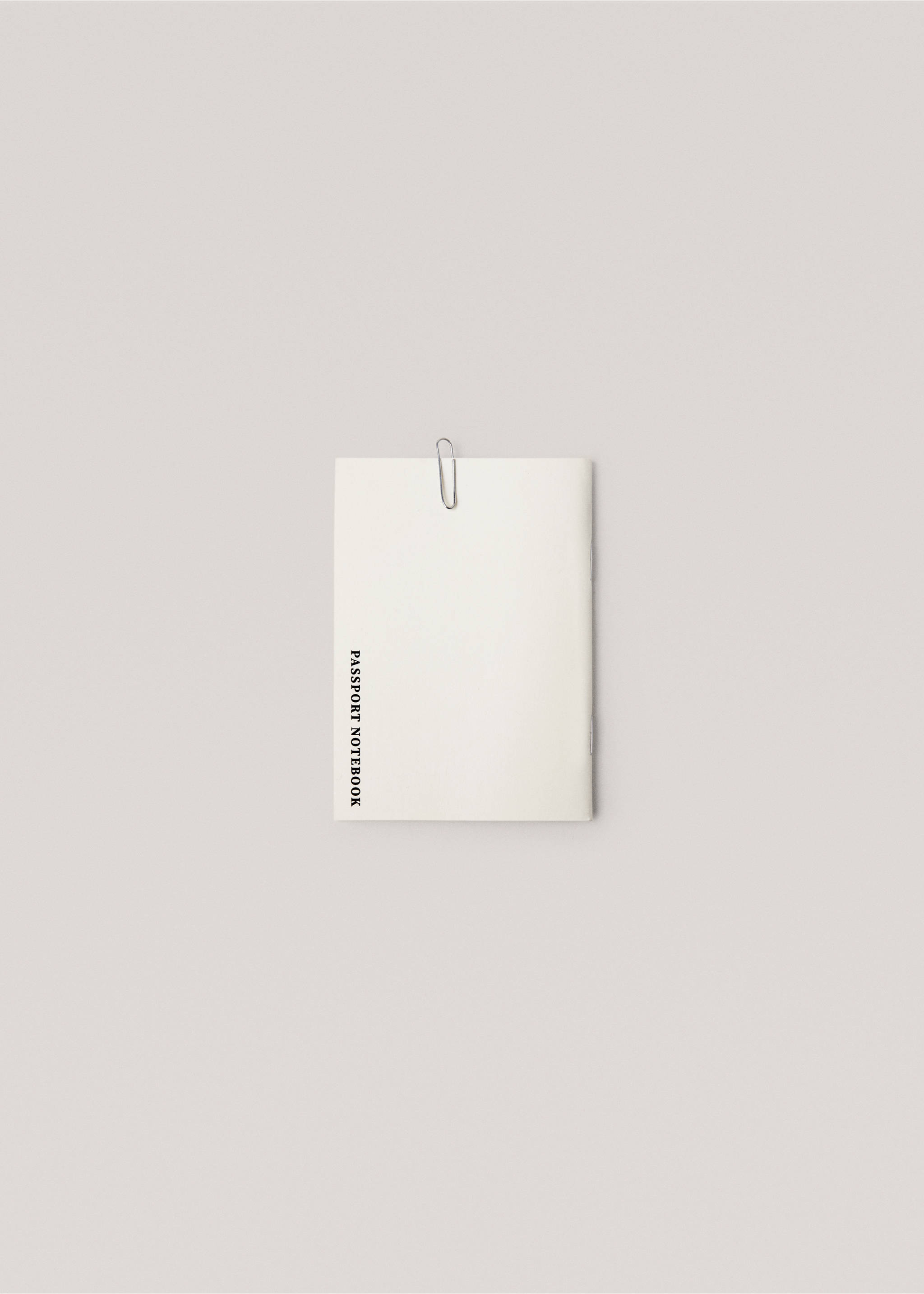 Reisepass-Notizbuch 14 x 10 cm - Detail des Artikels 2, Ecru. Ref: 57045144-00.