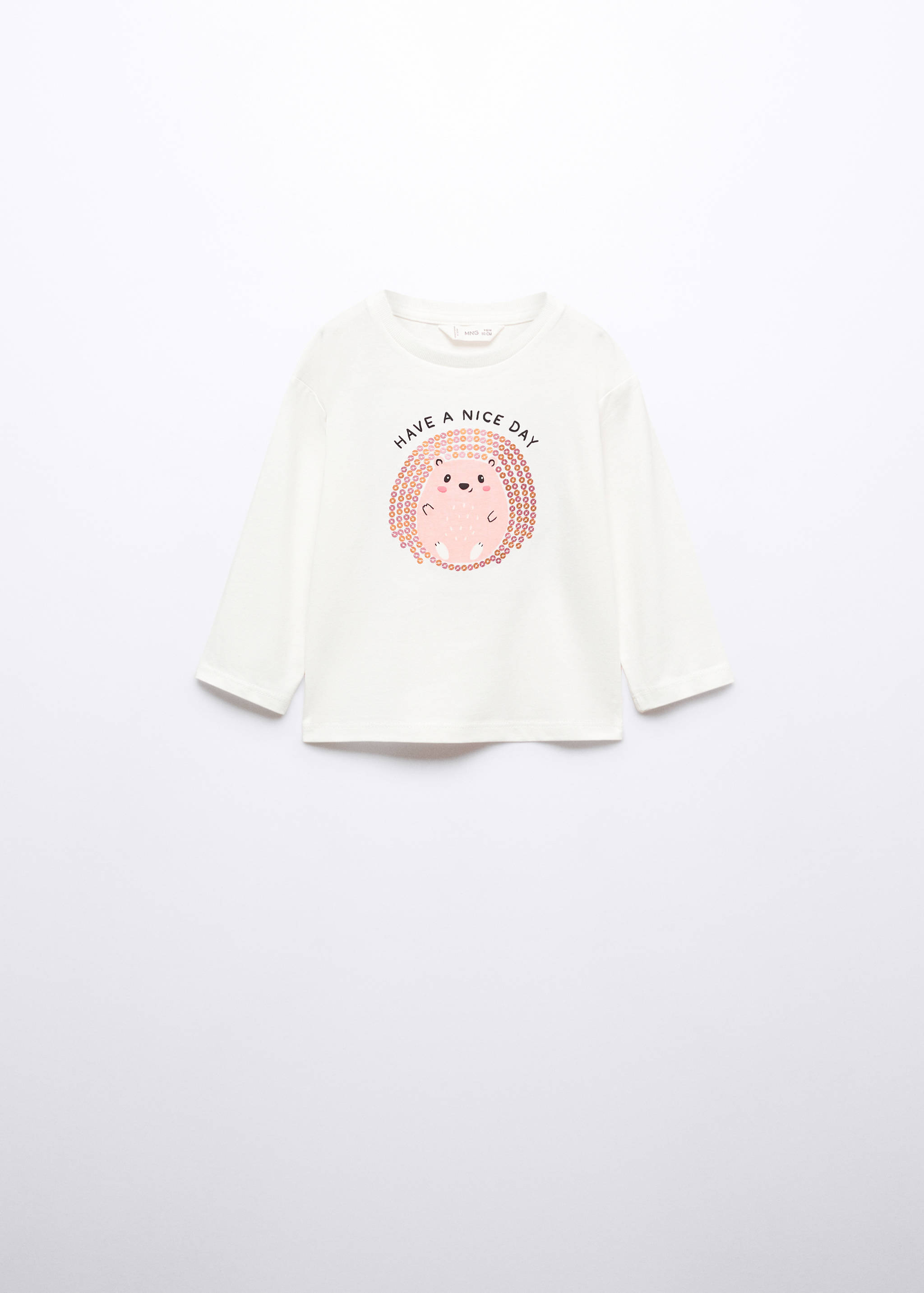 Long-sleeved t-shirt with sequins - Article without model