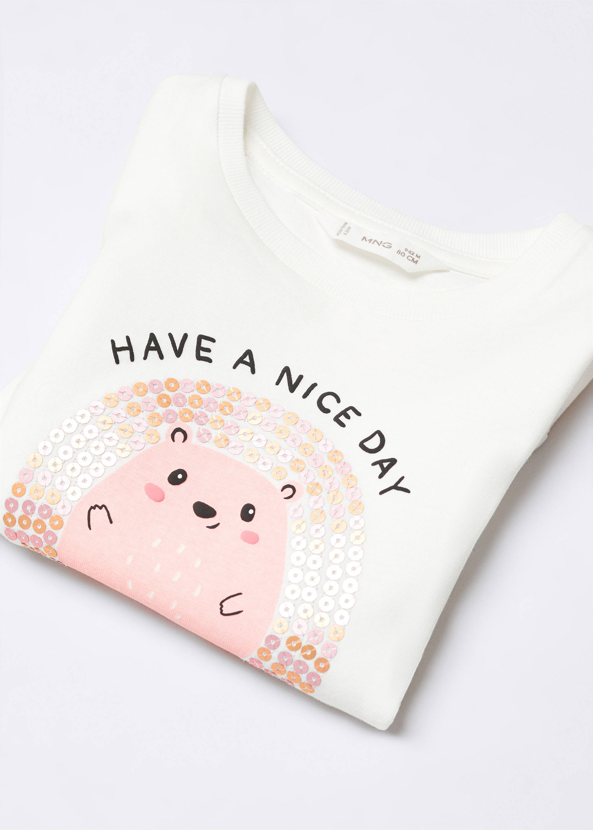 Long-sleeved t-shirt with sequins - Details of the article 8