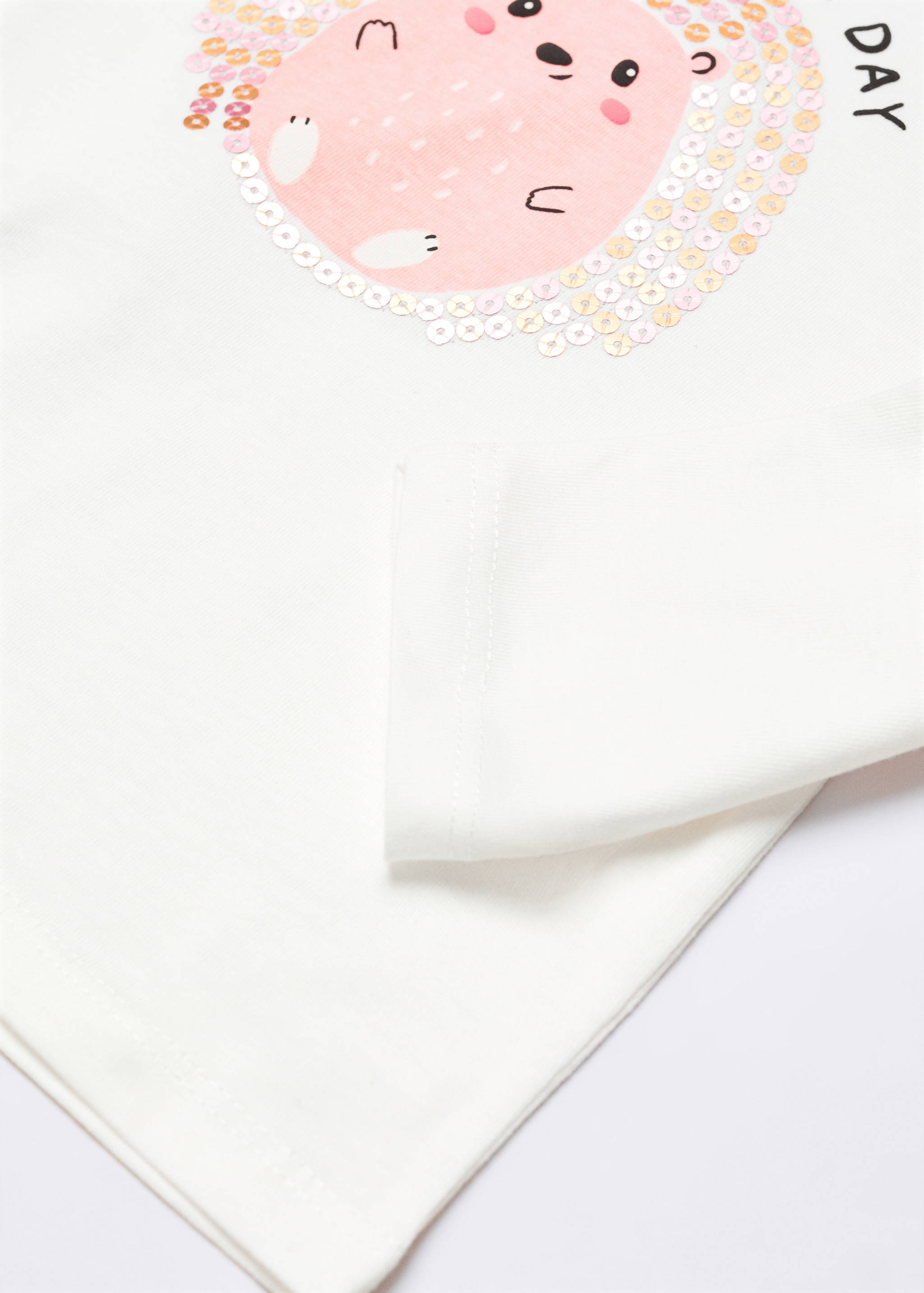 Long-sleeved t-shirt with sequins - Details of the article 0