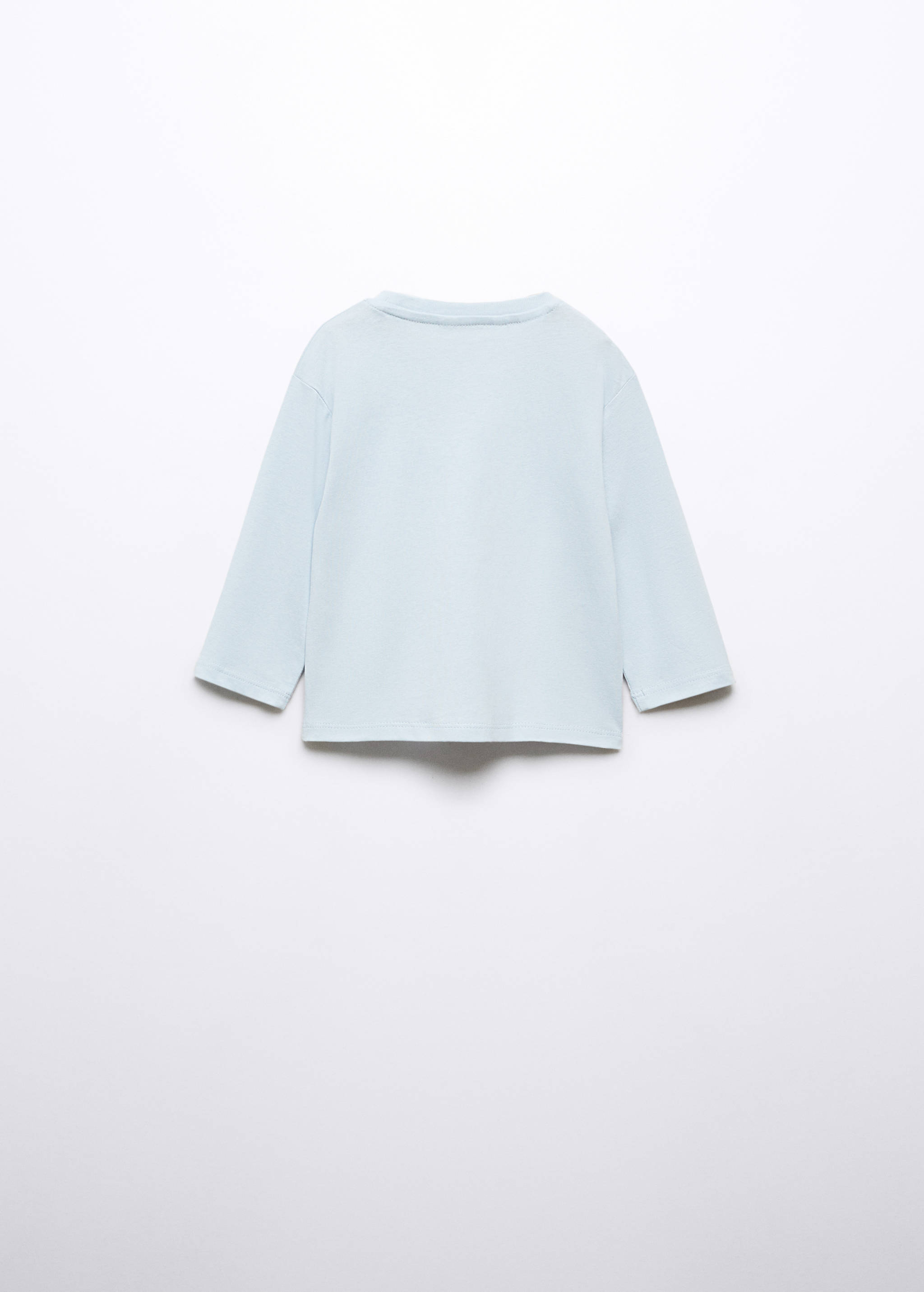 Long-sleeved t-shirt with sequins - Reverse of the article