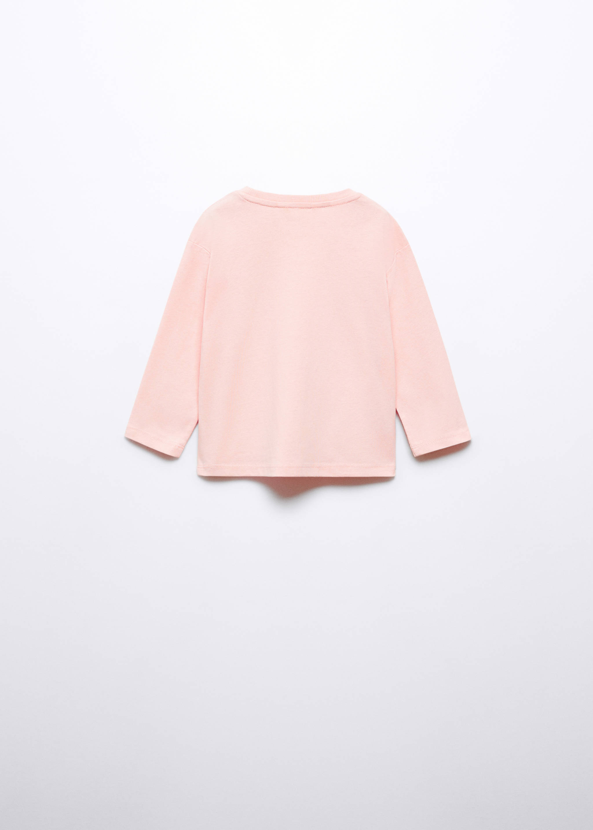 Long-sleeved t-shirt with sequins - Reverse of the article