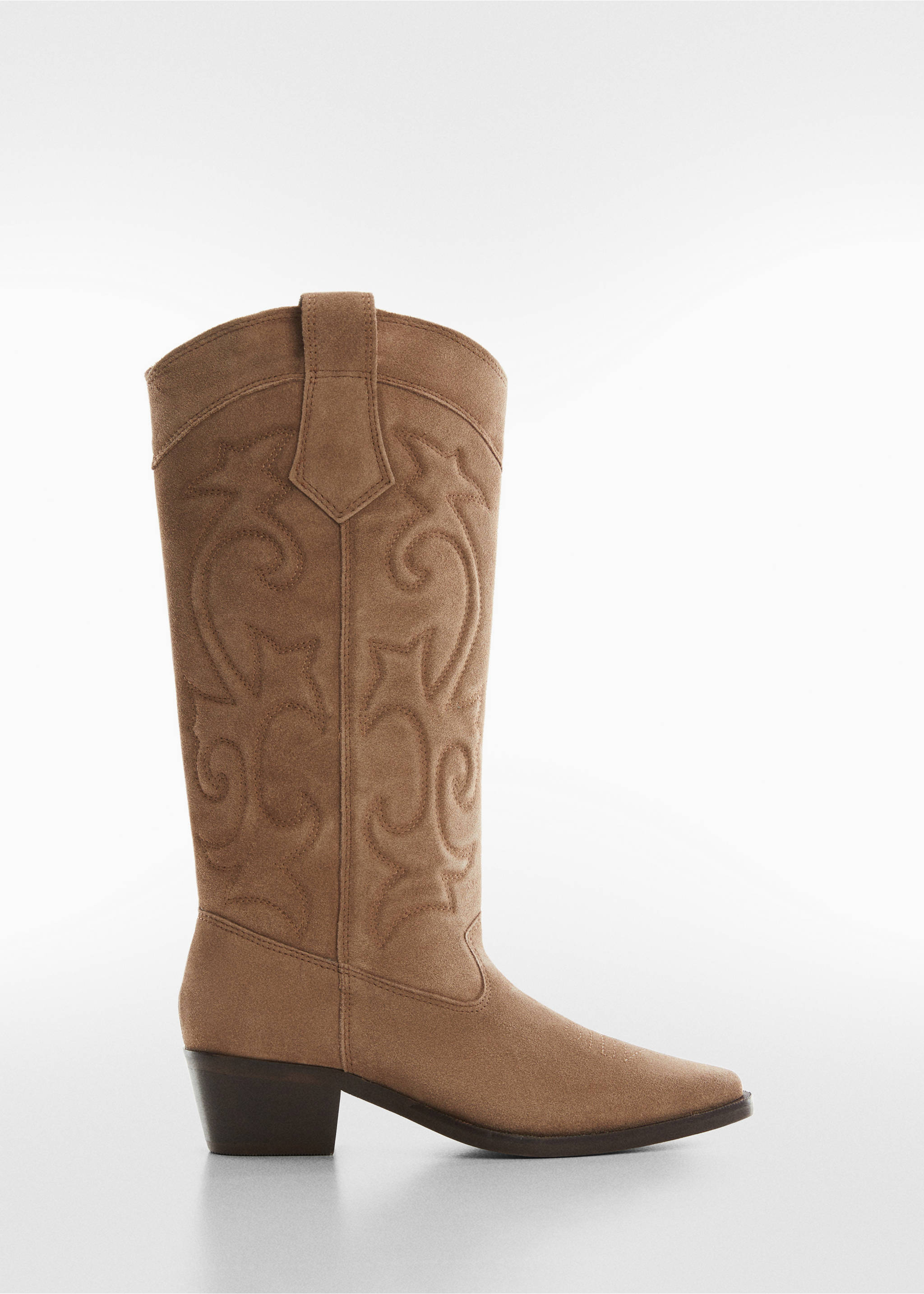 Cowboy leather boots - Article without model, Medium Brown. Ref: 57045786-00.