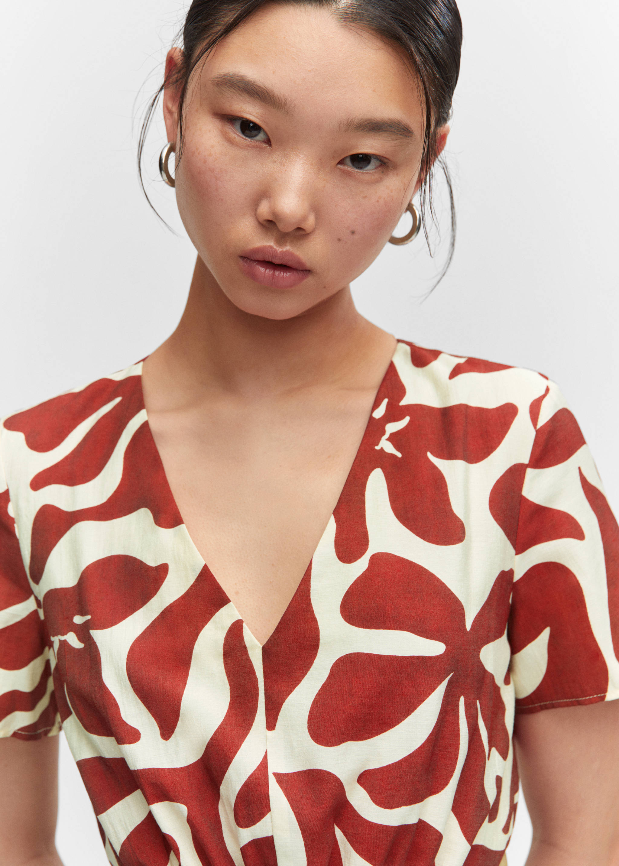 Robe imprimée ouvertures - Détail de l'article 1