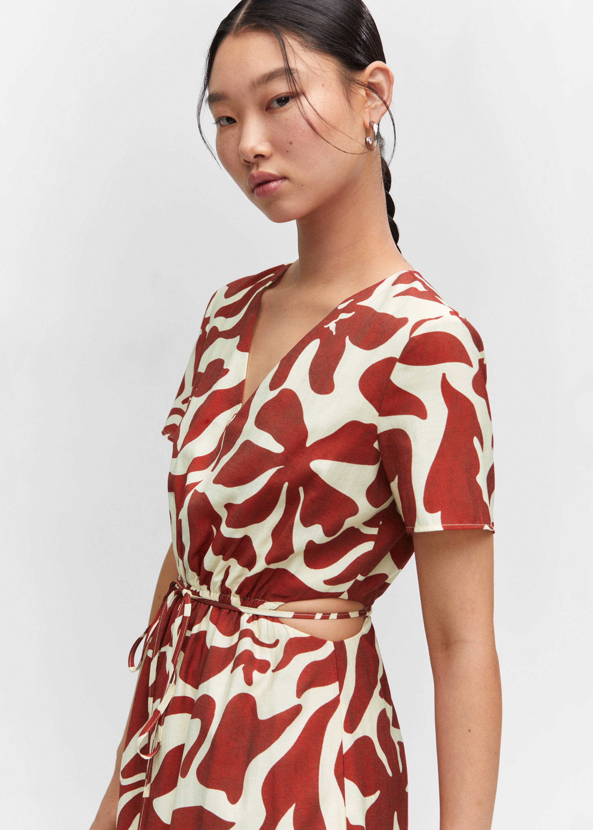 Robe imprimée ouvertures - Détail de l'article 2