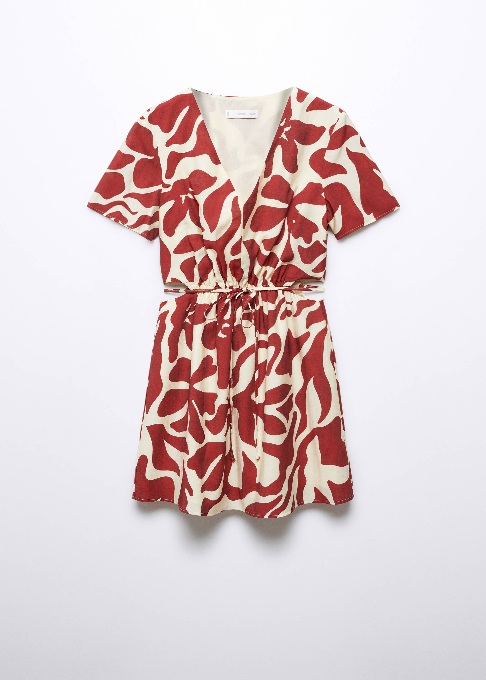 Robe imprimée ouvertures - Article sans modèle