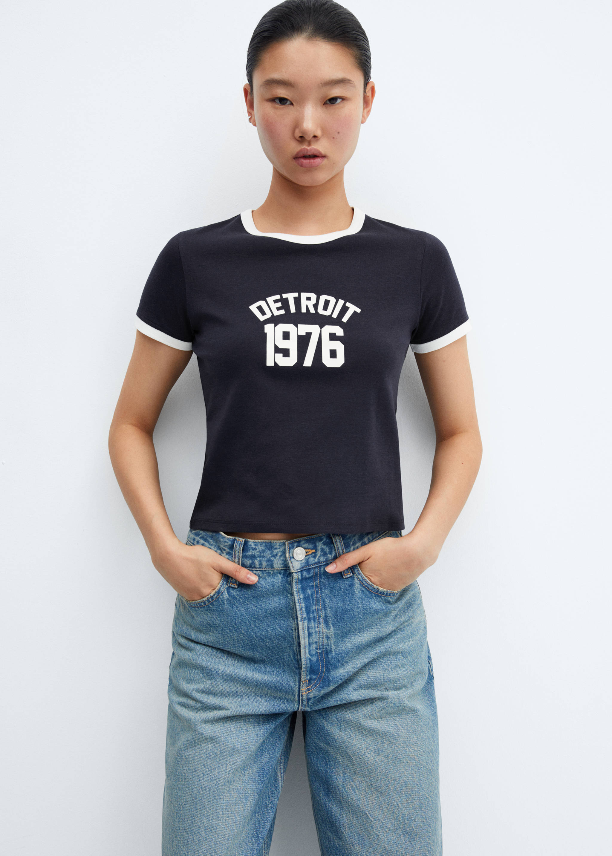 Message cotton T-shirt - Details of the article 2