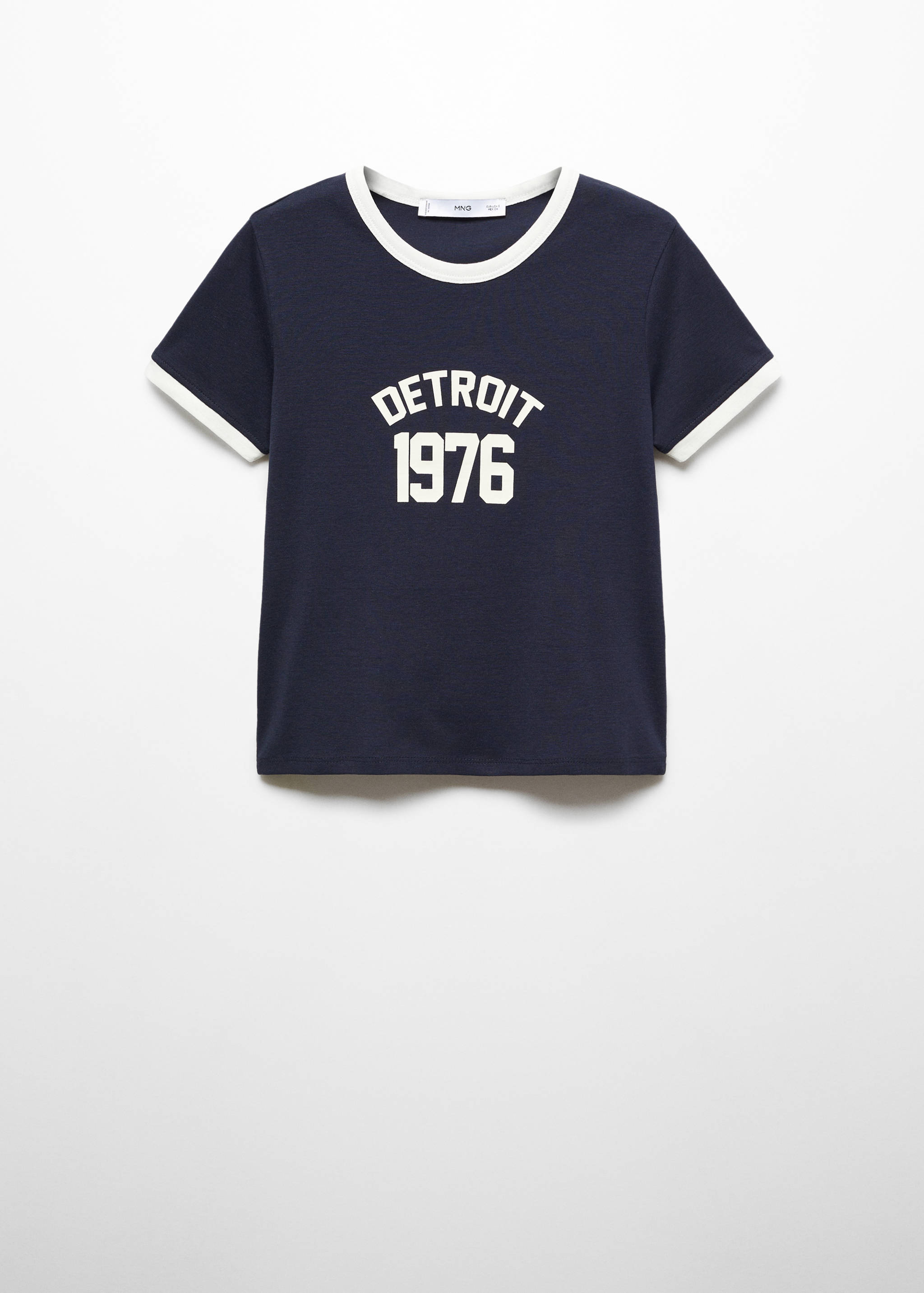 T-shirt coton message - Article sans modèle