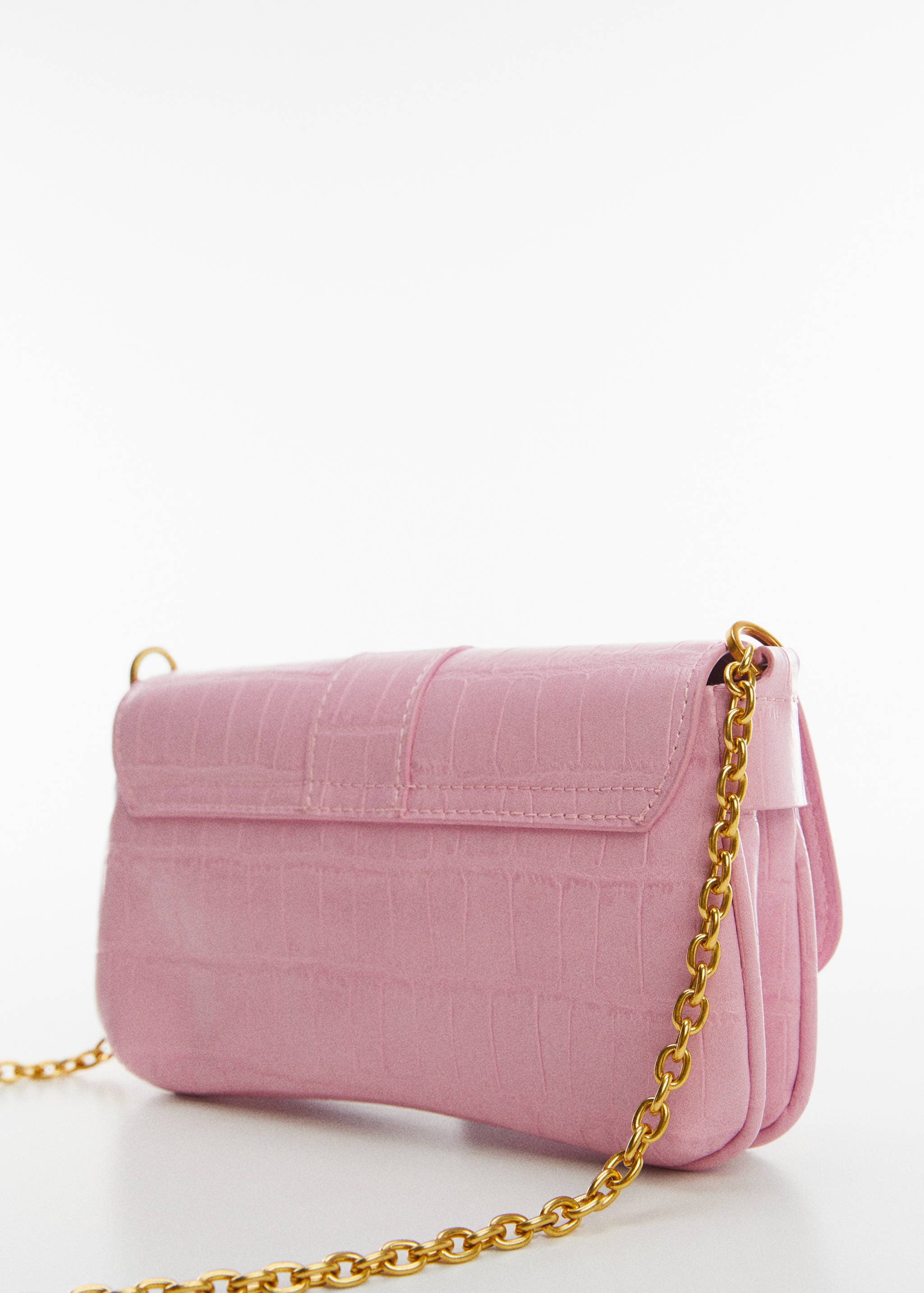 Kabelka s řetízkem a efektem kroko - Detail zboží 1