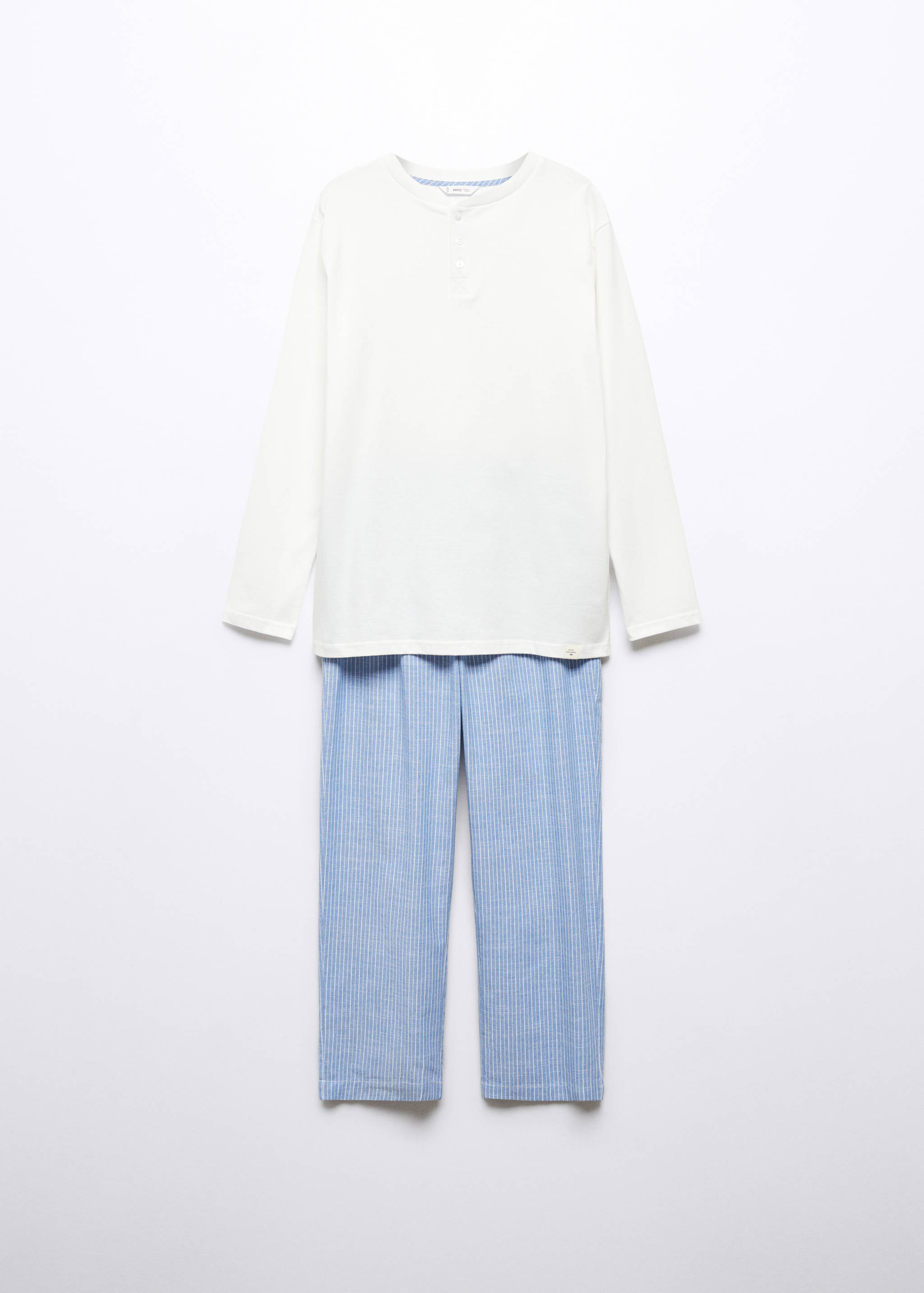 Striped long pyjamas - Article without model