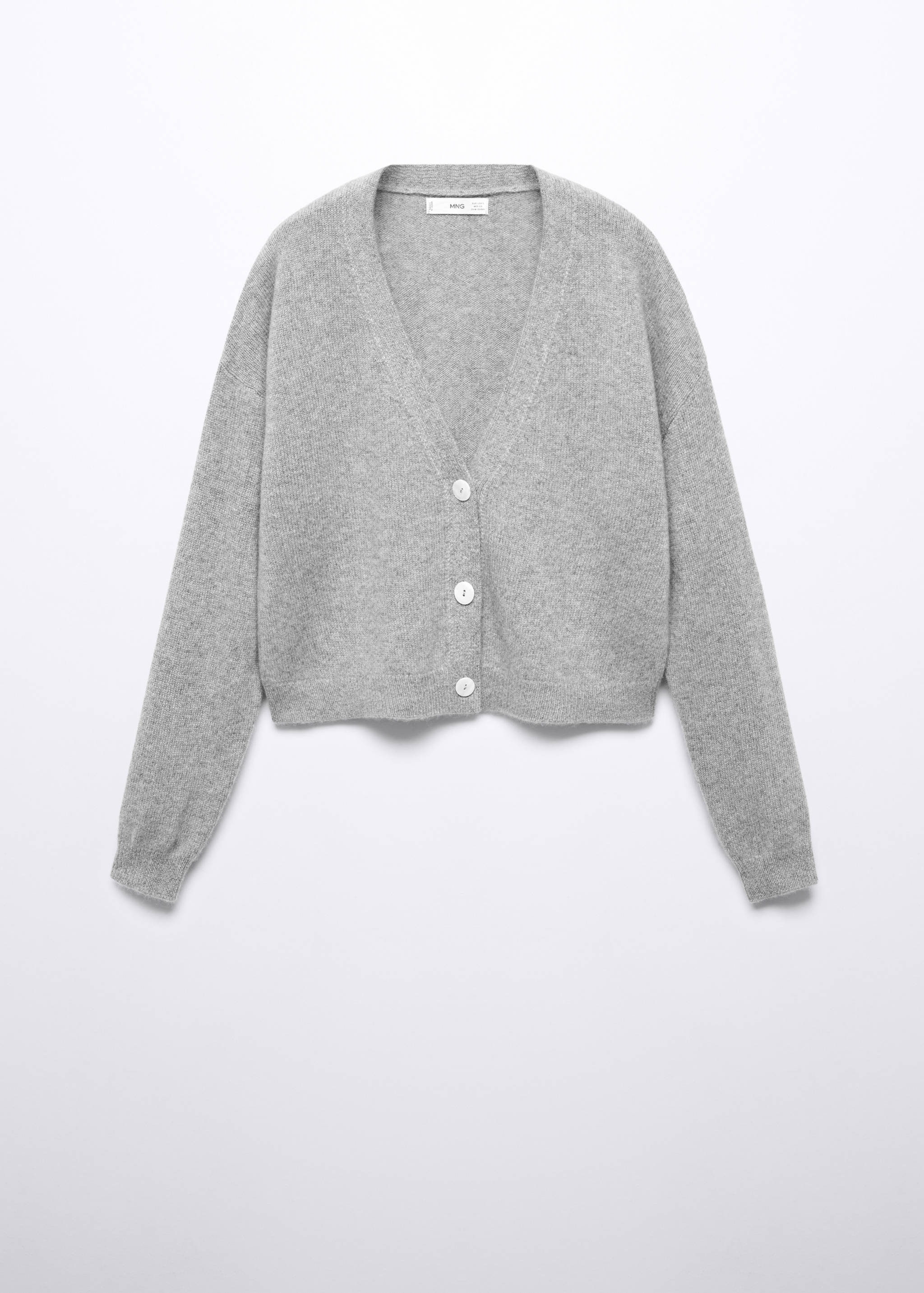 Cashmere cardigan with buttons - Article without model