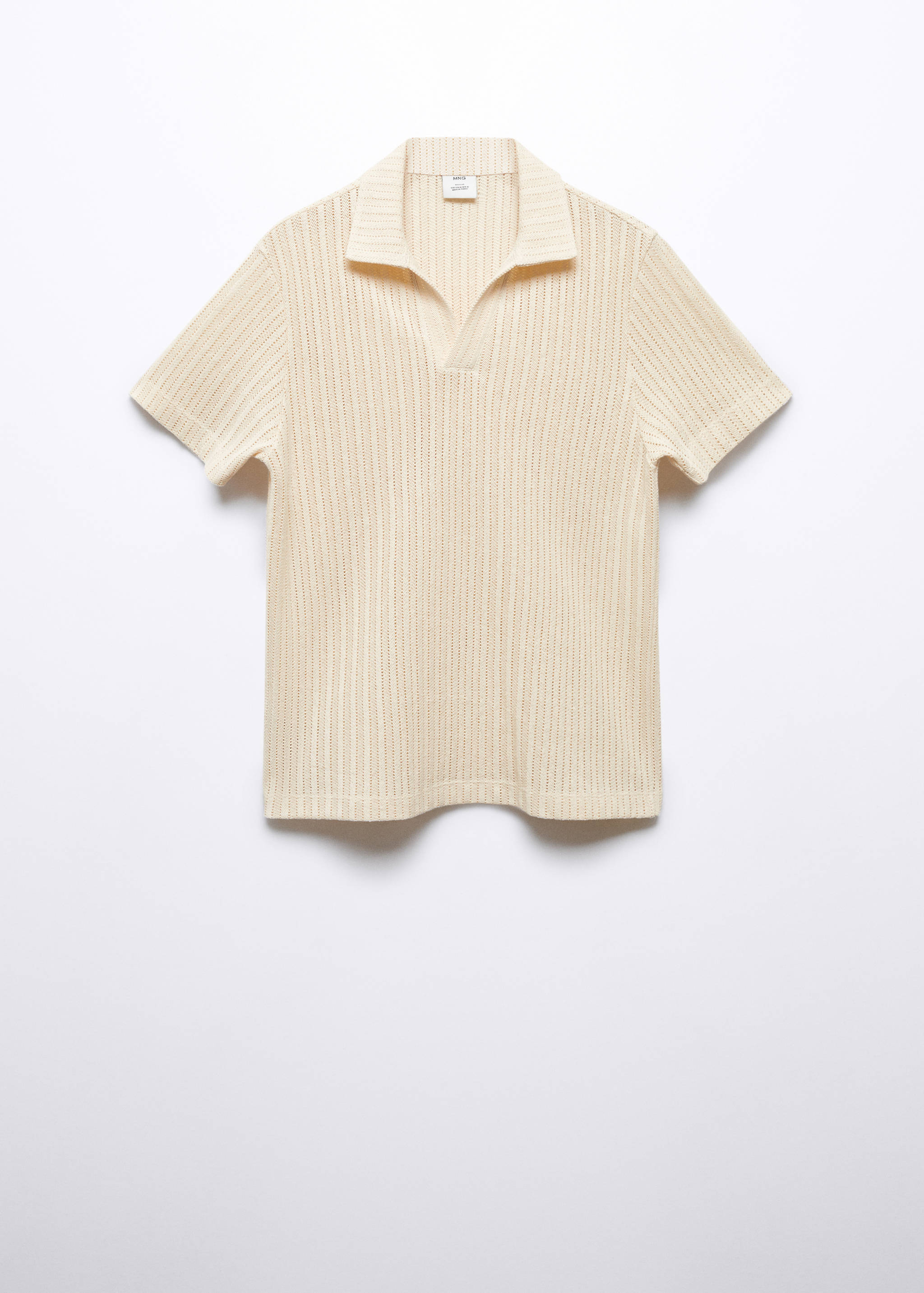 Polokošile s háčkováním 100% bavlna - Zboží bez modelu