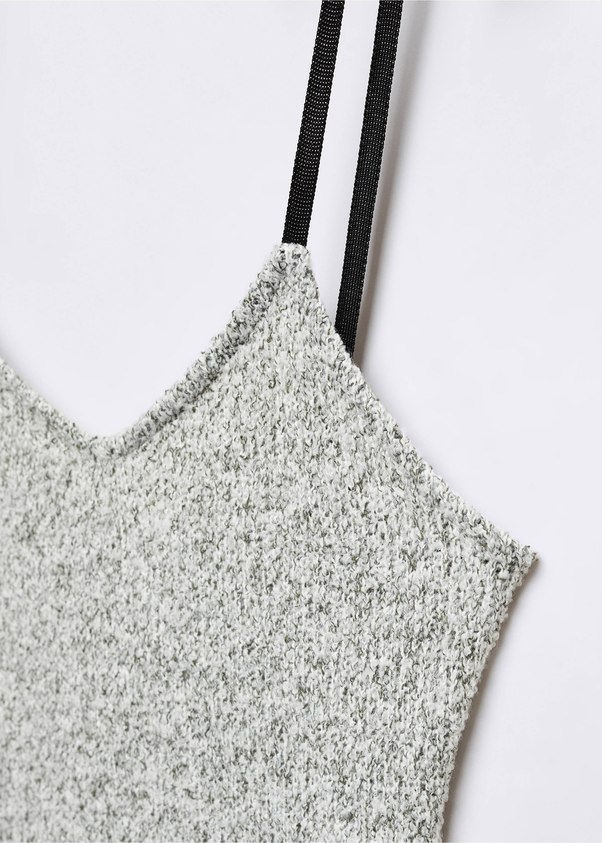 Dress and bolero set - Details of the article 8, Light Heather Grey. Ref: 57045812-00.