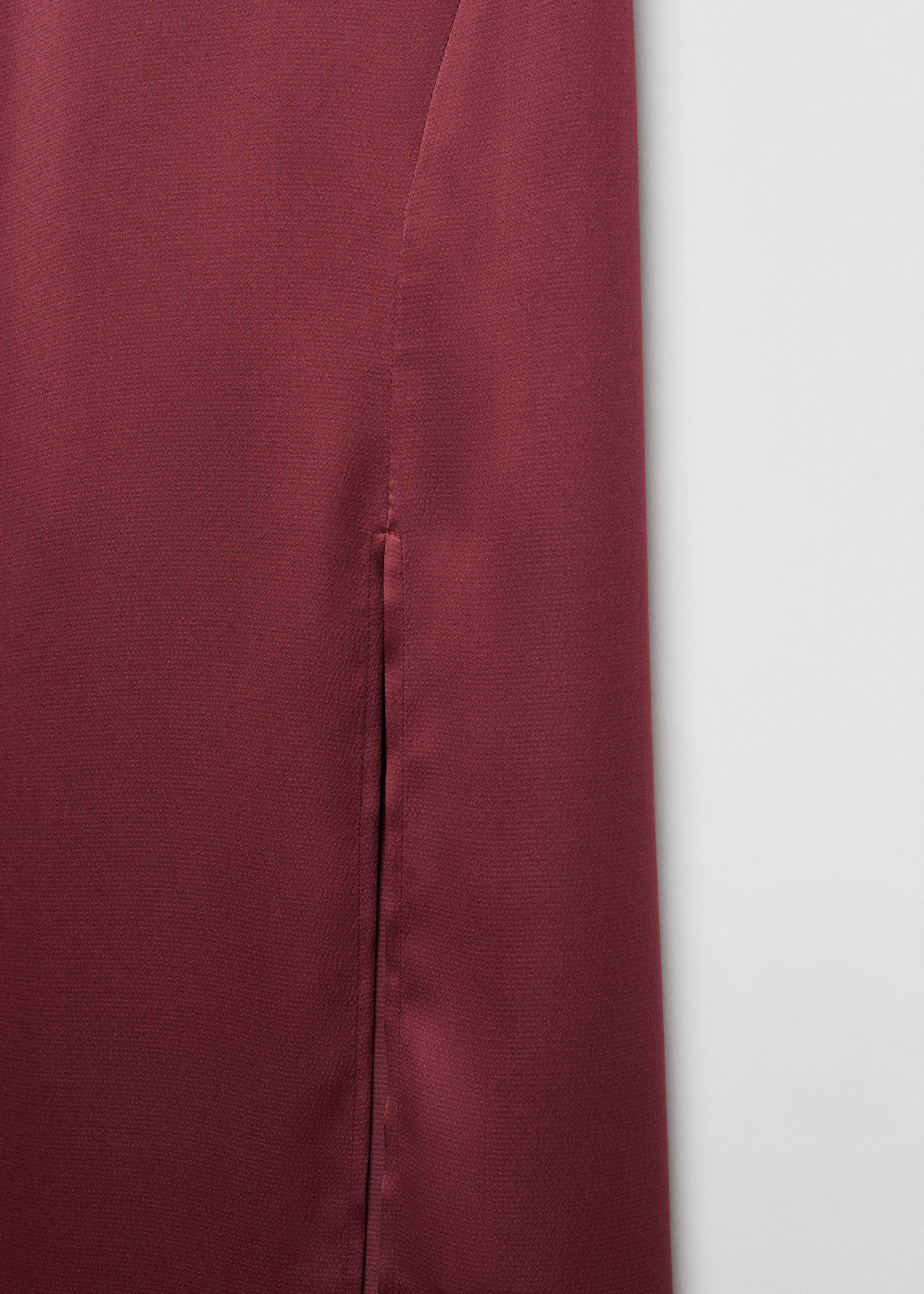 Asymmetrical dress with side slit - Details of the article 8