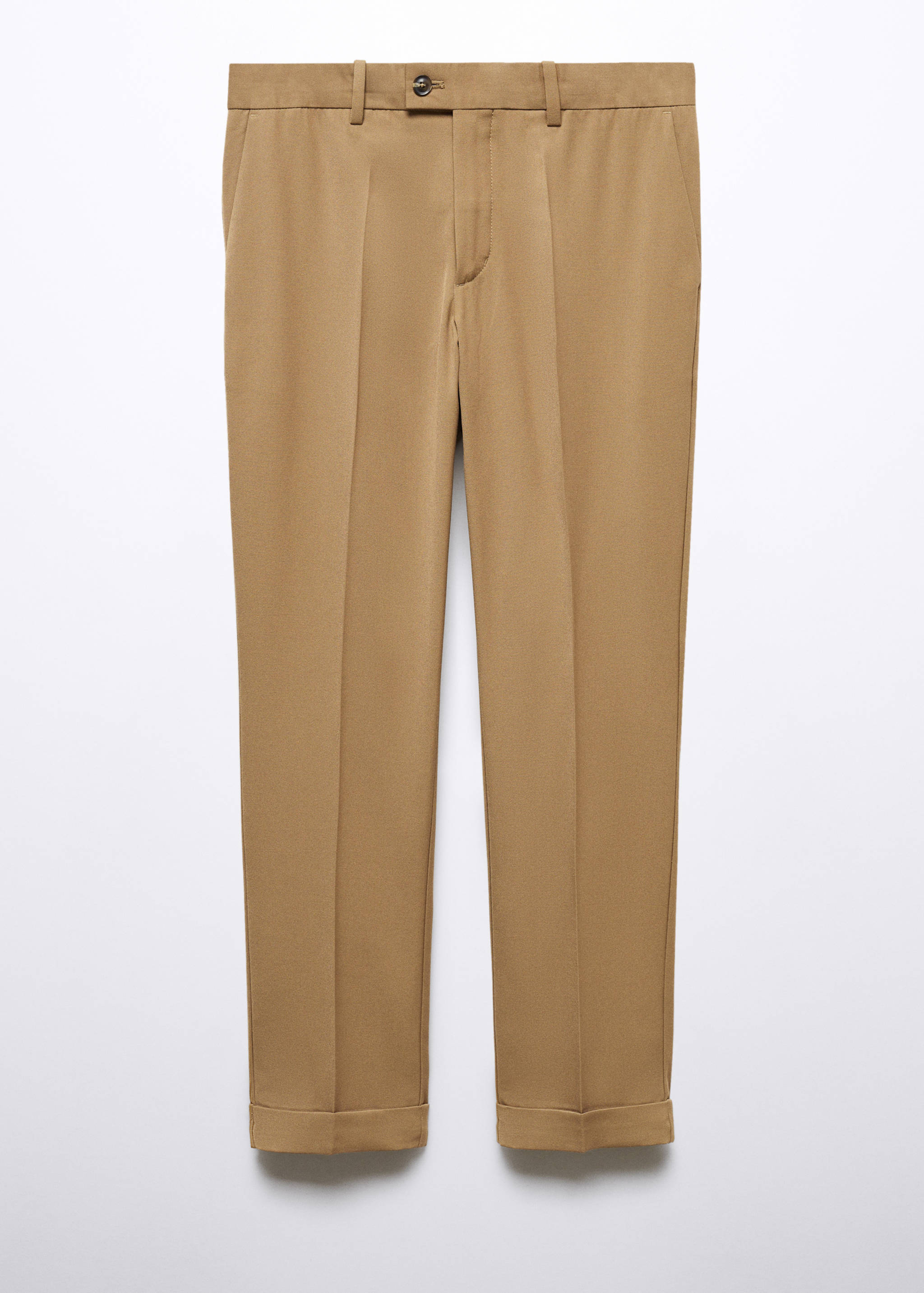 Recycled fabric slim-fit trousers - Article without model