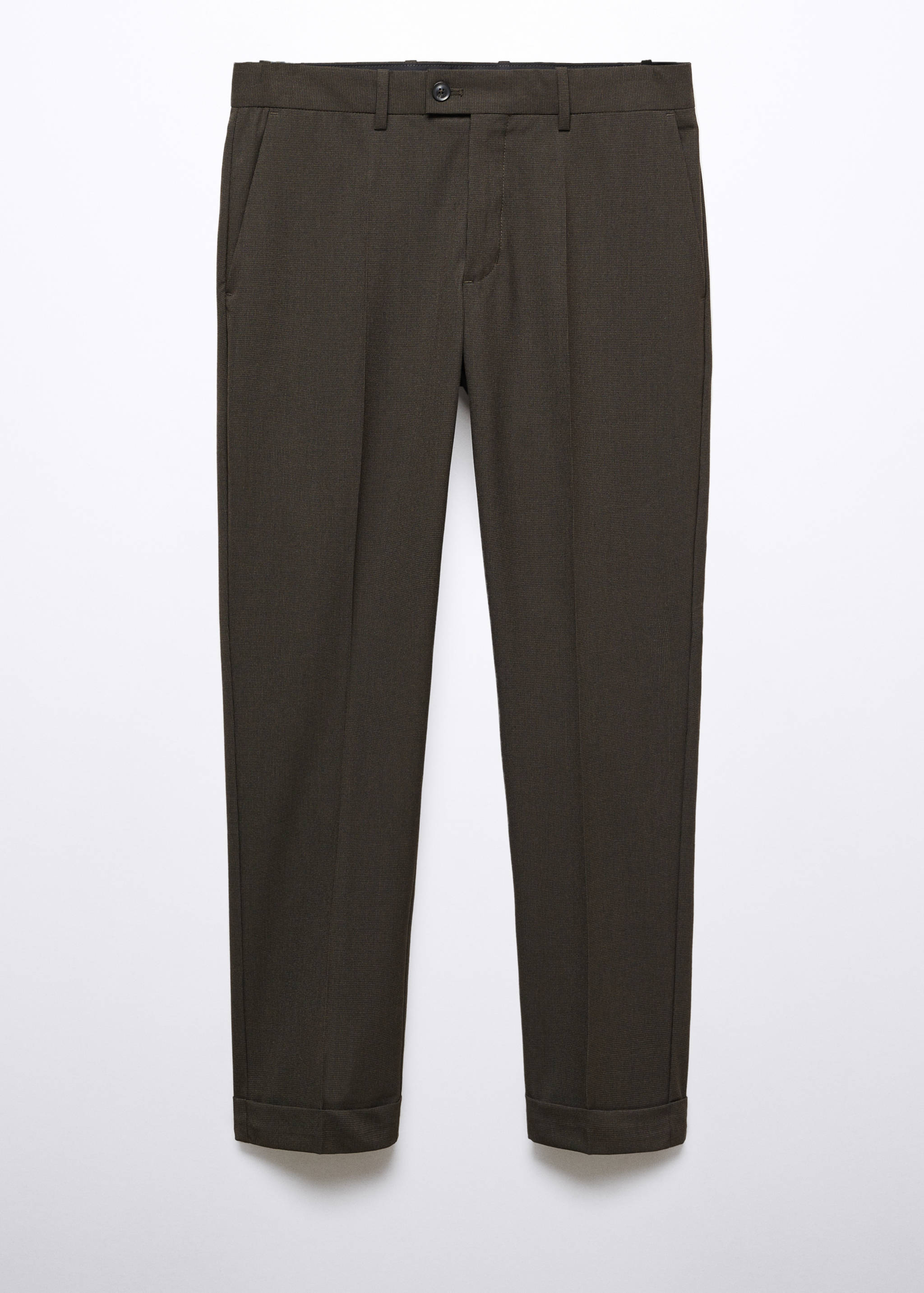 Pantalón slim fit micro pata de gallo - Artículo sin modelo
